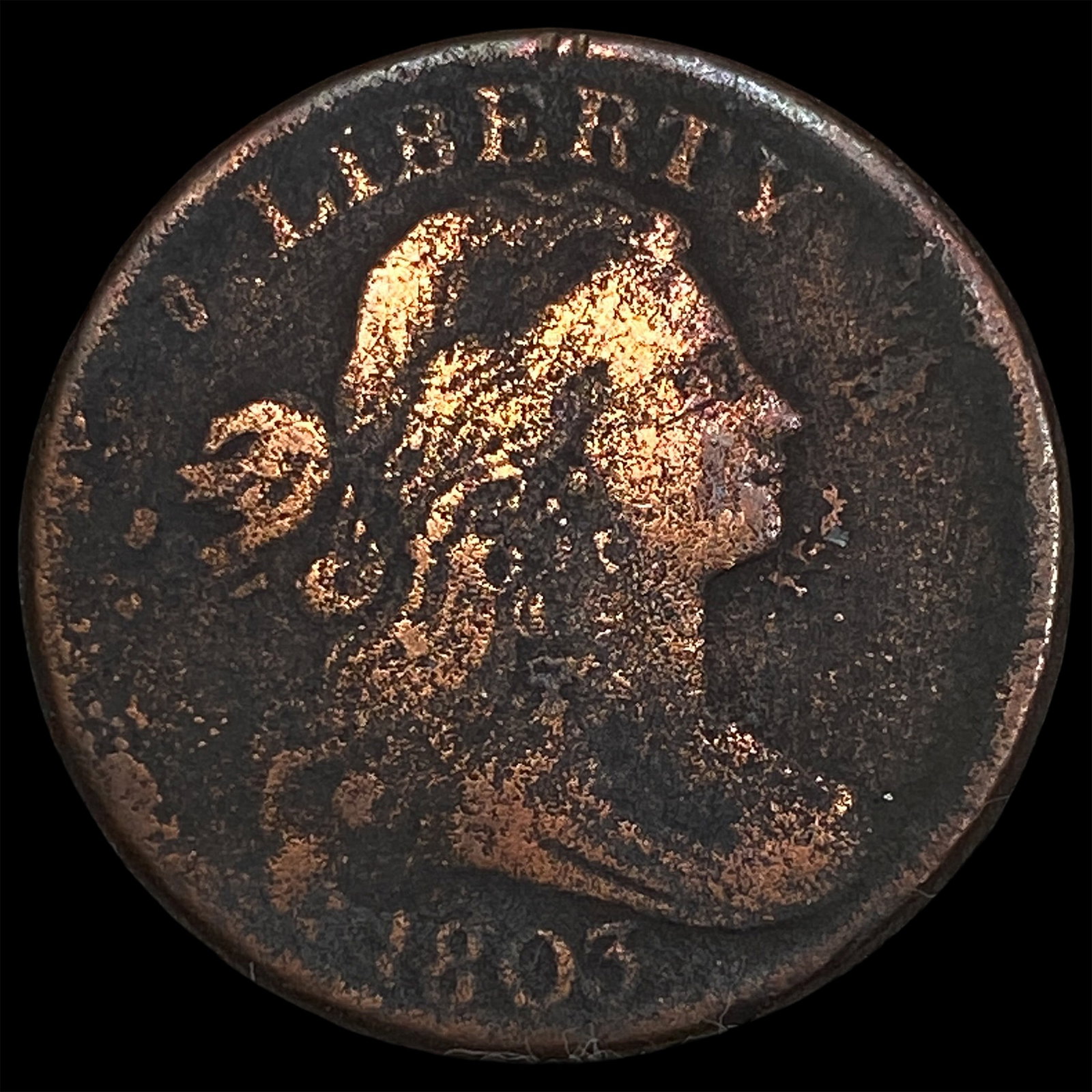 1803 Draped Bust Large Cent LIGHTLY CIRCULATED (1 of 2)