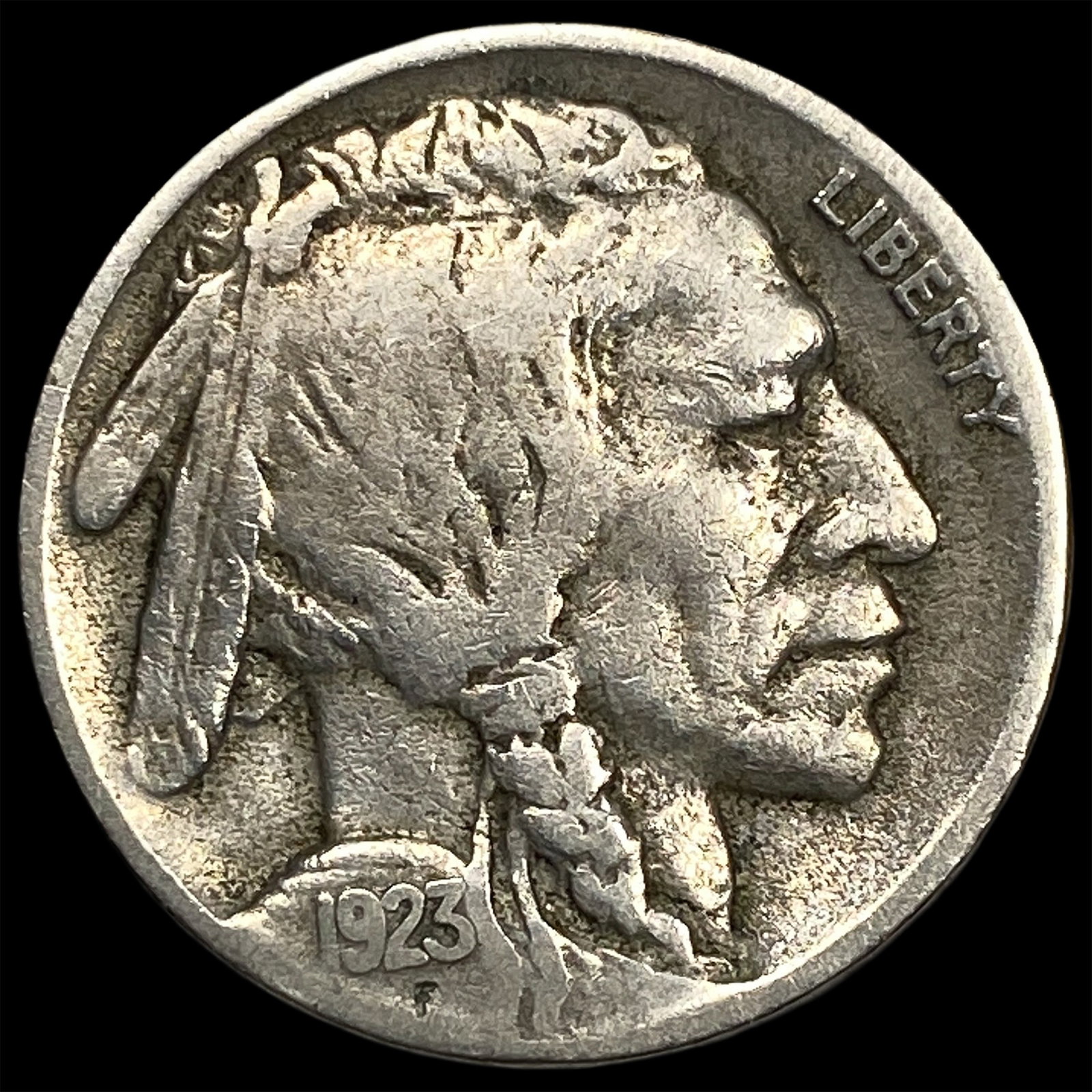 1923-S Buffalo Nickel LIGHTLY CIRCULATED: 1923-S Buffalo Nickel LIGHTLY CIRCULATED