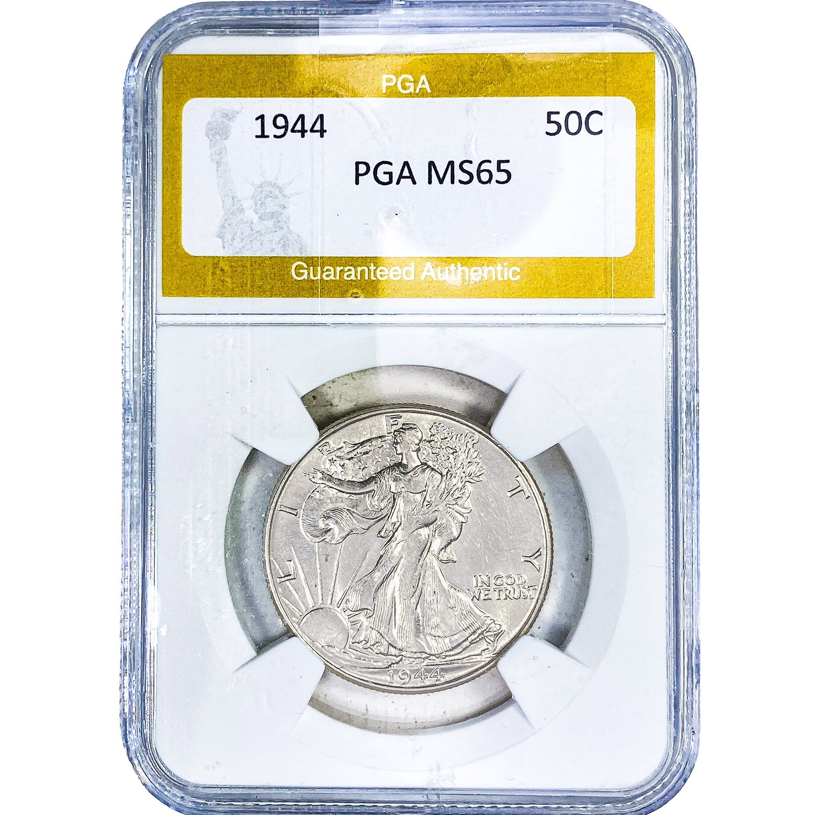 1944 Walking Liberty Half Dollar PGA MS65 (1 of 2)