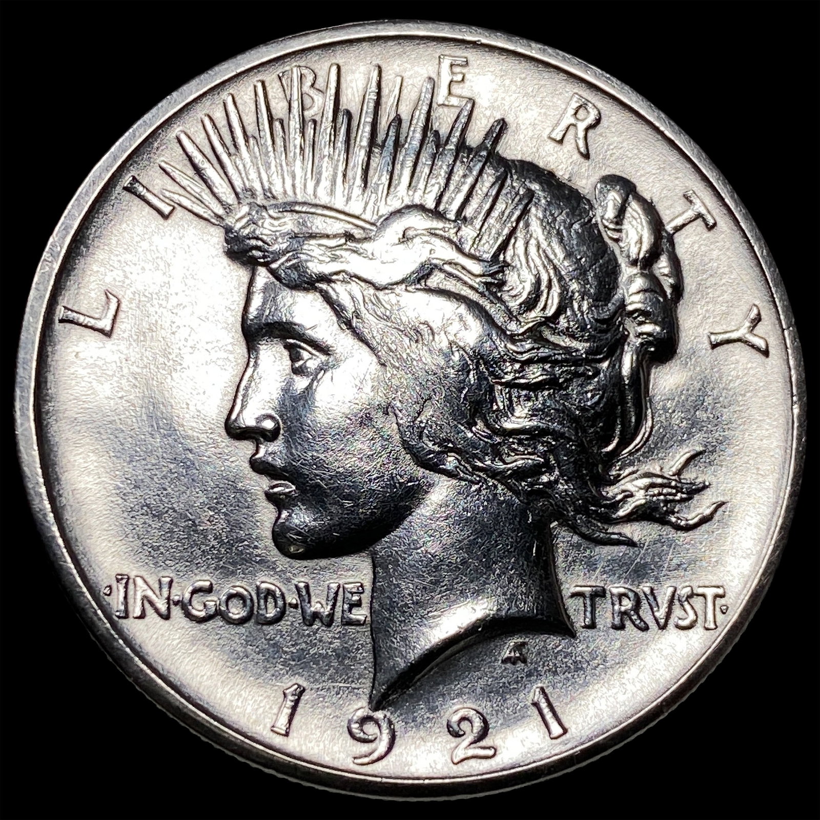 1921 Silver Peace Dollar CLOSELY UNCIRCULATED: 1921 Silver Peace Dollar CLOSELY UNCIRCULATED