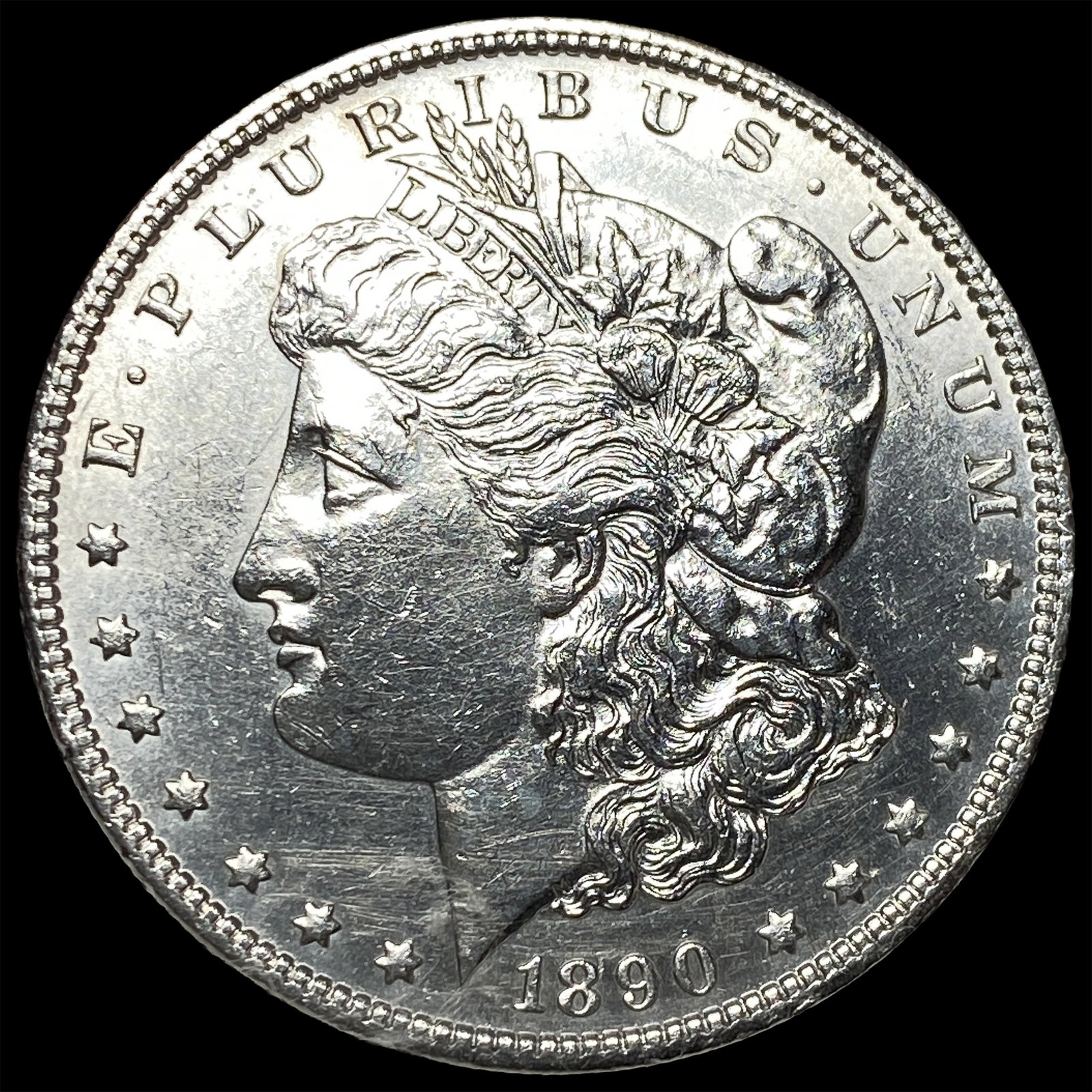 1890 Morgan Silver Dollar UNCIRCULATED: 1890 Morgan Silver Dollar UNCIRCULATED