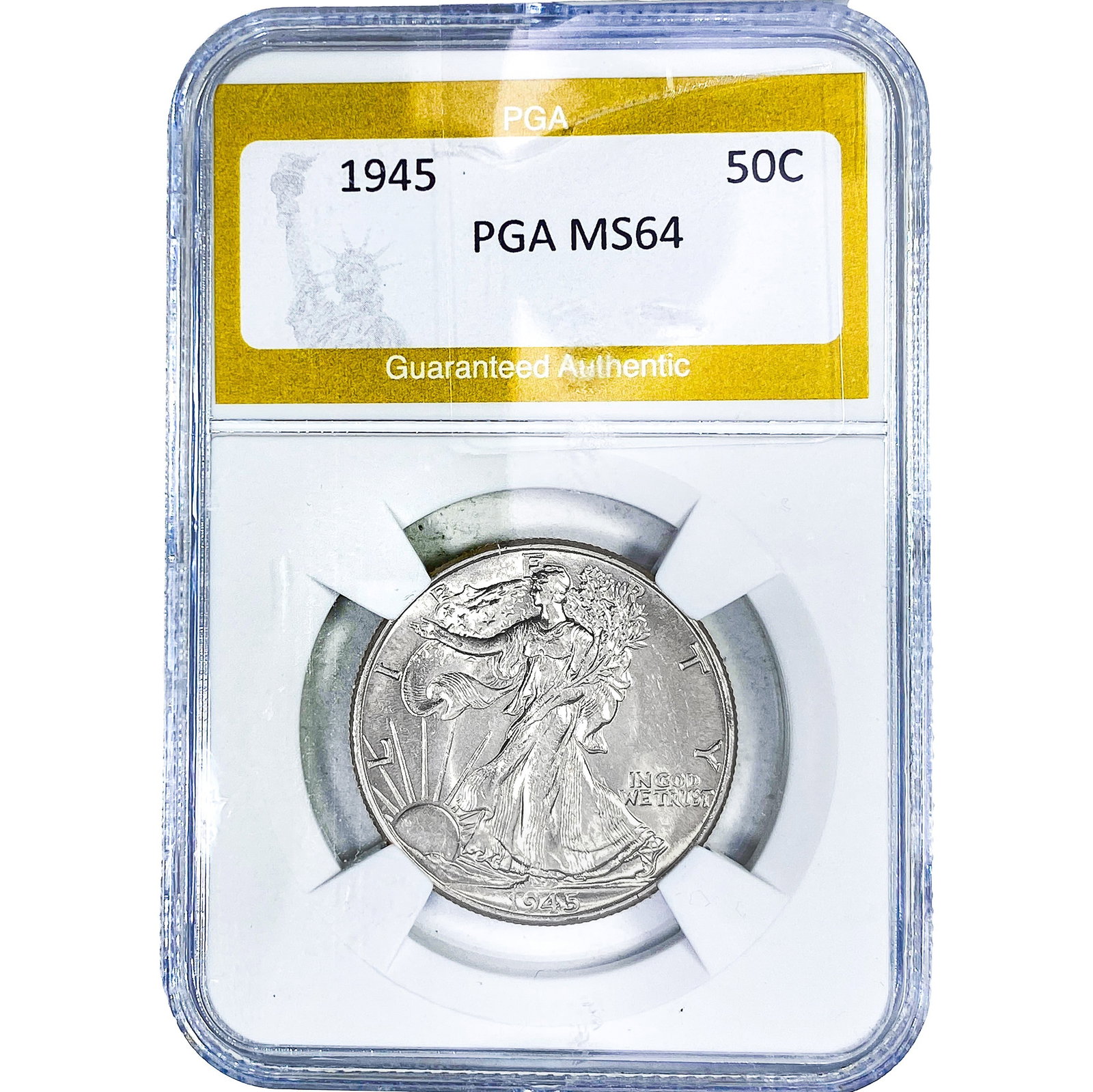 1945 Walking Liberty Half Dollar PGA MS64 (1 of 2)