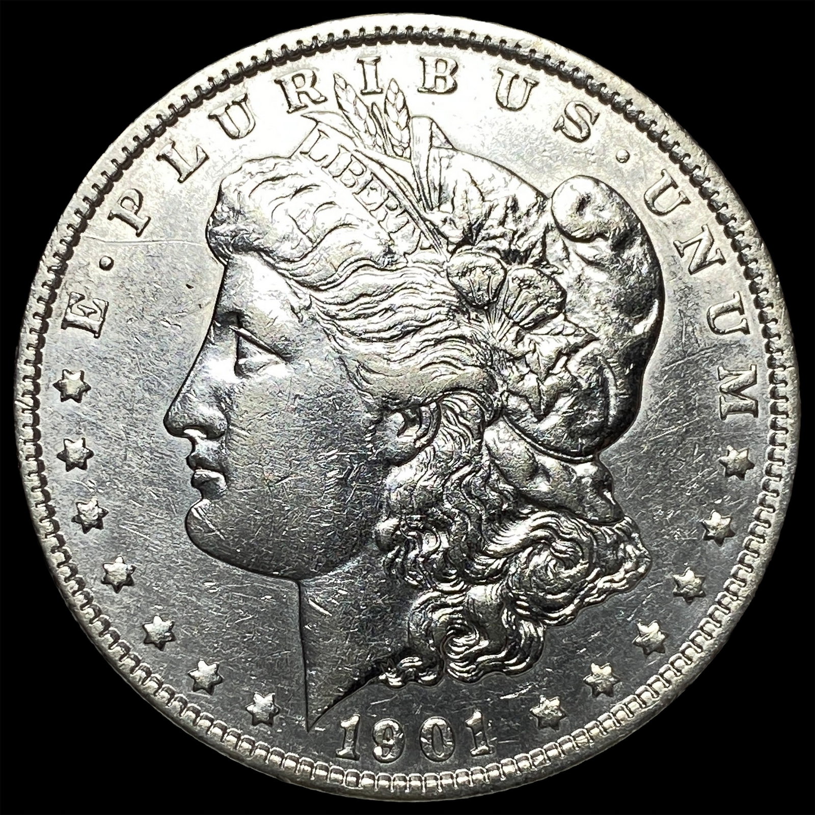 1901 Morgan Silver Dollar CLOSELY UNCIRCULATED: 1901 Morgan Silver Dollar CLOSELY UNCIRCULATED