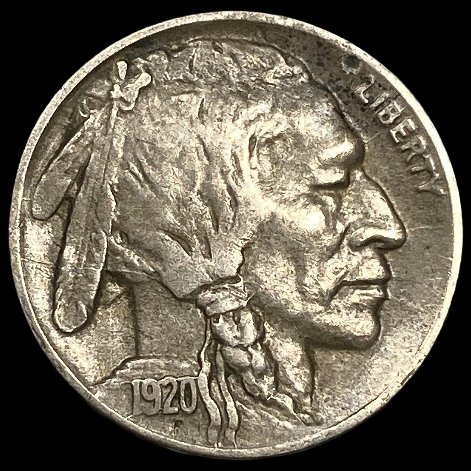 1920-D Buffalo Nickel NEARLY UNCIRCULATED (1 of 2)