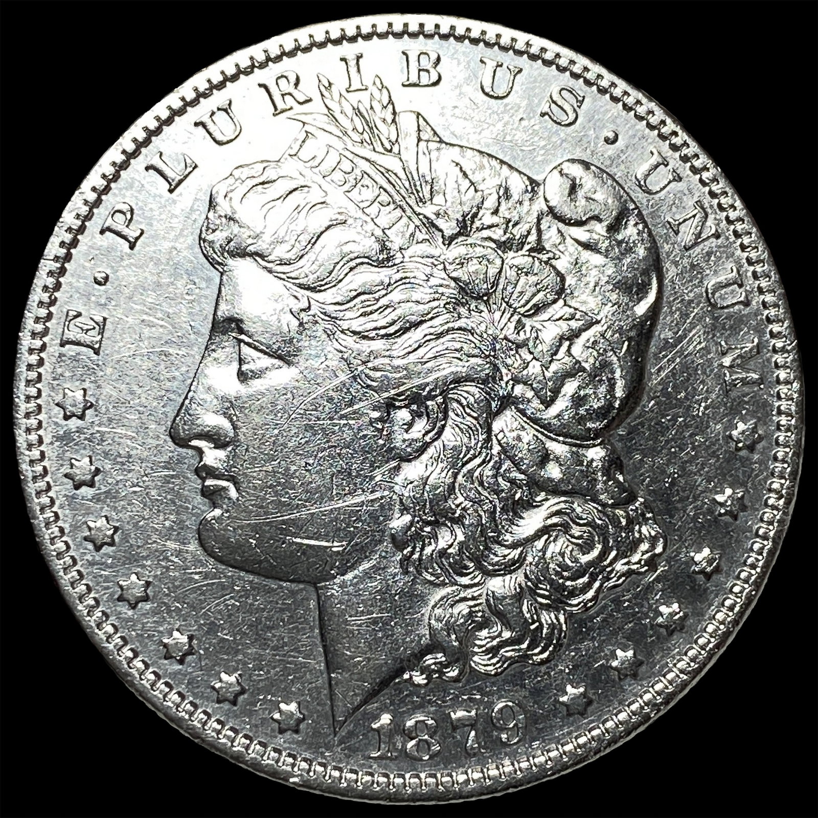 1879-S Silver Morgan Dollar CLOSELY UNCIRCULATED: 1879-S Silver Morgan Dollar CLOSELY UNCIRCULATED