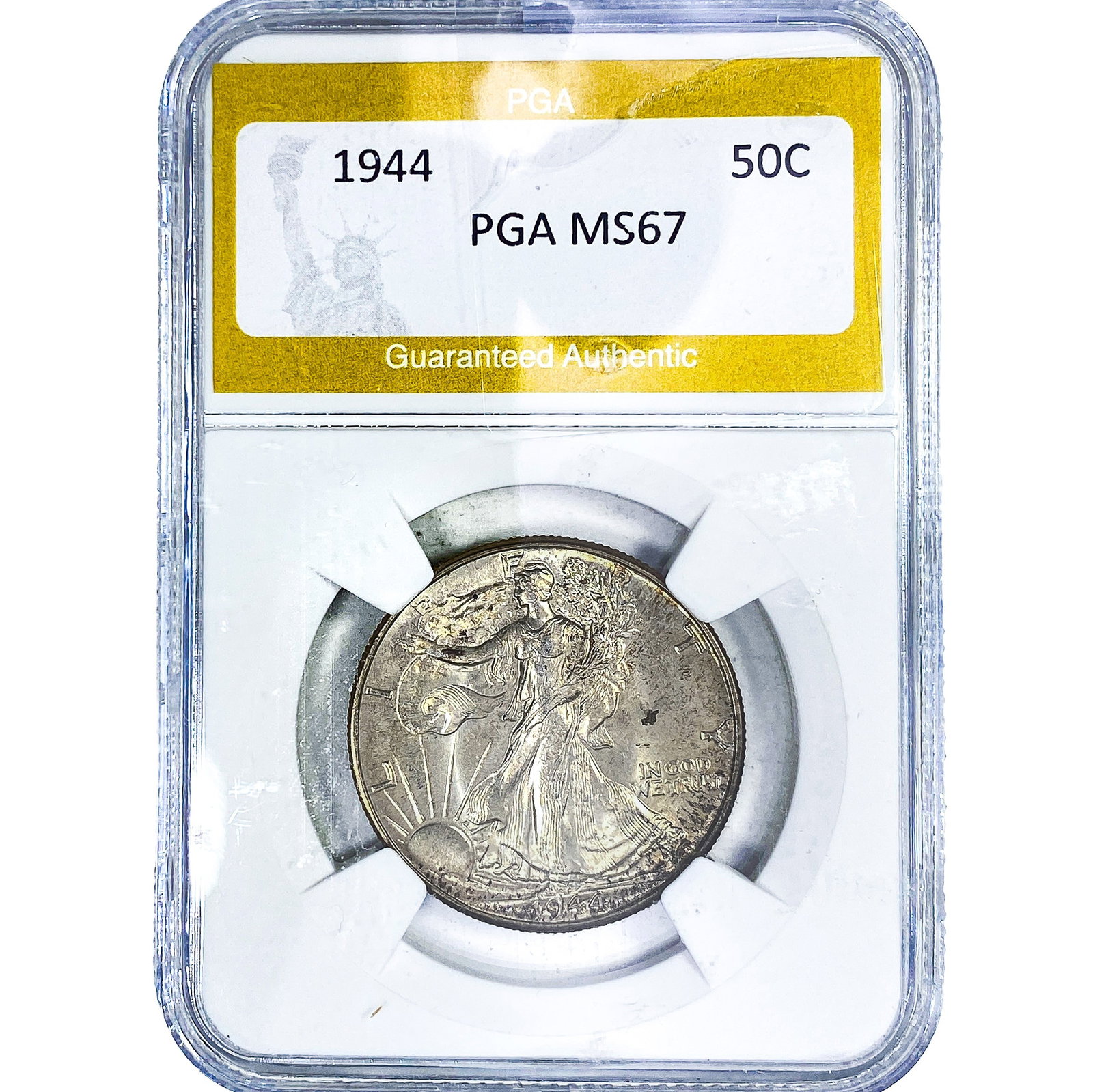1944 Walking Liberty Half Dollar PGA MS67 (1 of 2)