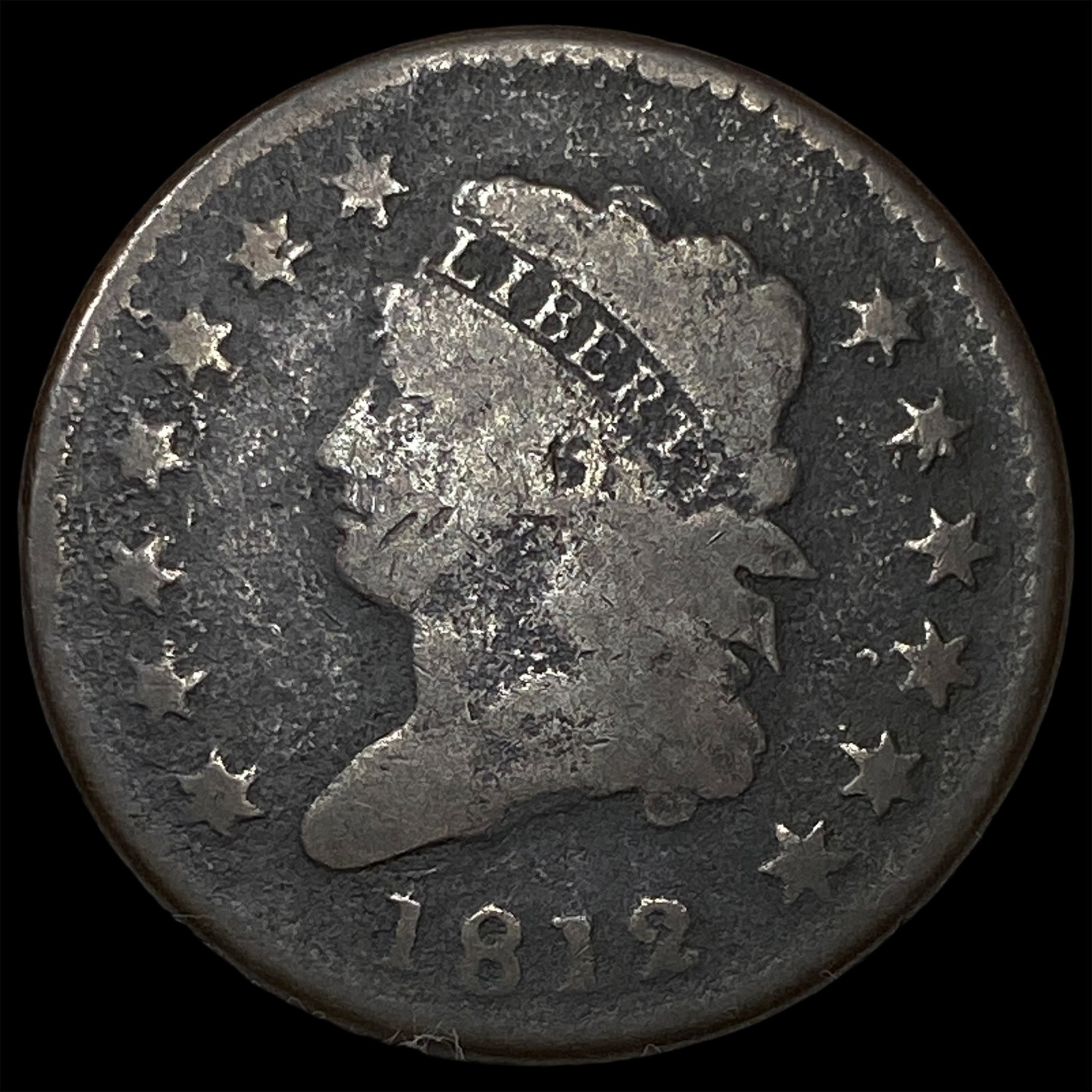 1812 Classic Head Large Cent LIGHTLY CIRCULATED (1 of 2)