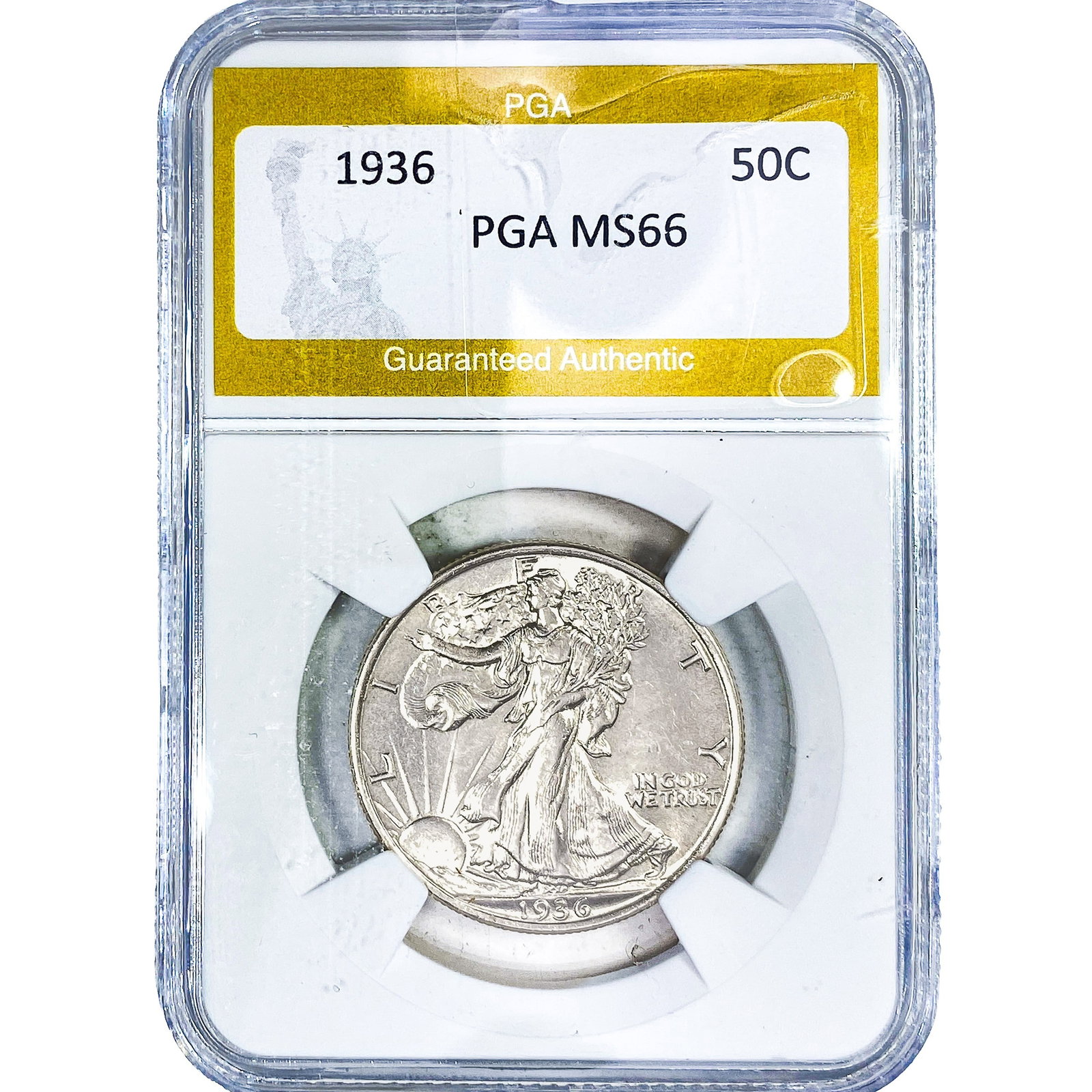 1936 Walking Liberty Half Dollar PGA MS66 (1 of 2)