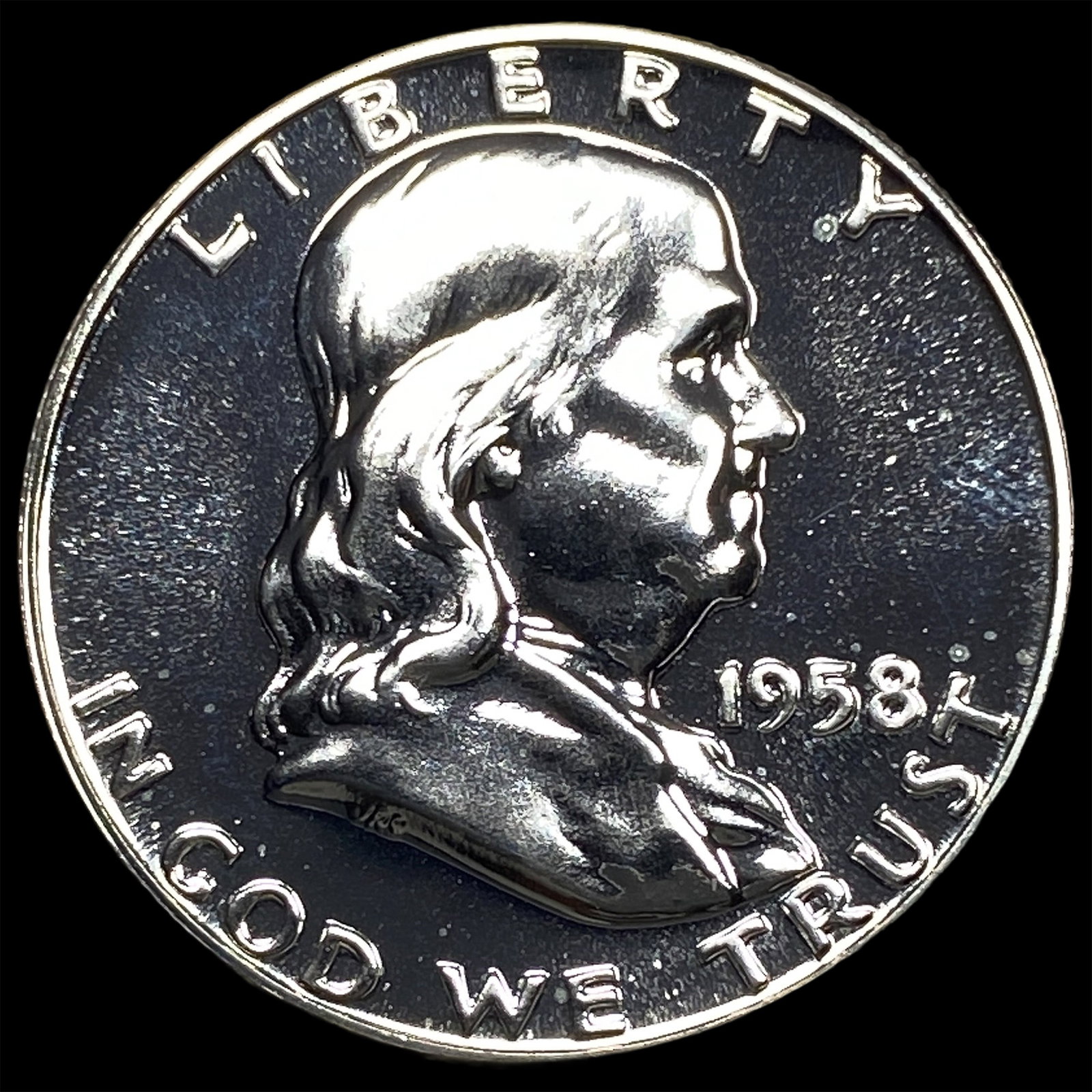 1958 Franklin Half Dollar GEM PROOF (1 of 2)