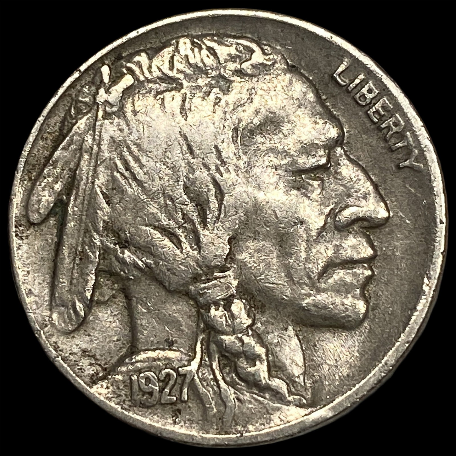 1927-S Buffalo Nickel NEARLY UNCIRCULATED: 1927-S Buffalo Nickel NEARLY UNCIRCULATED
