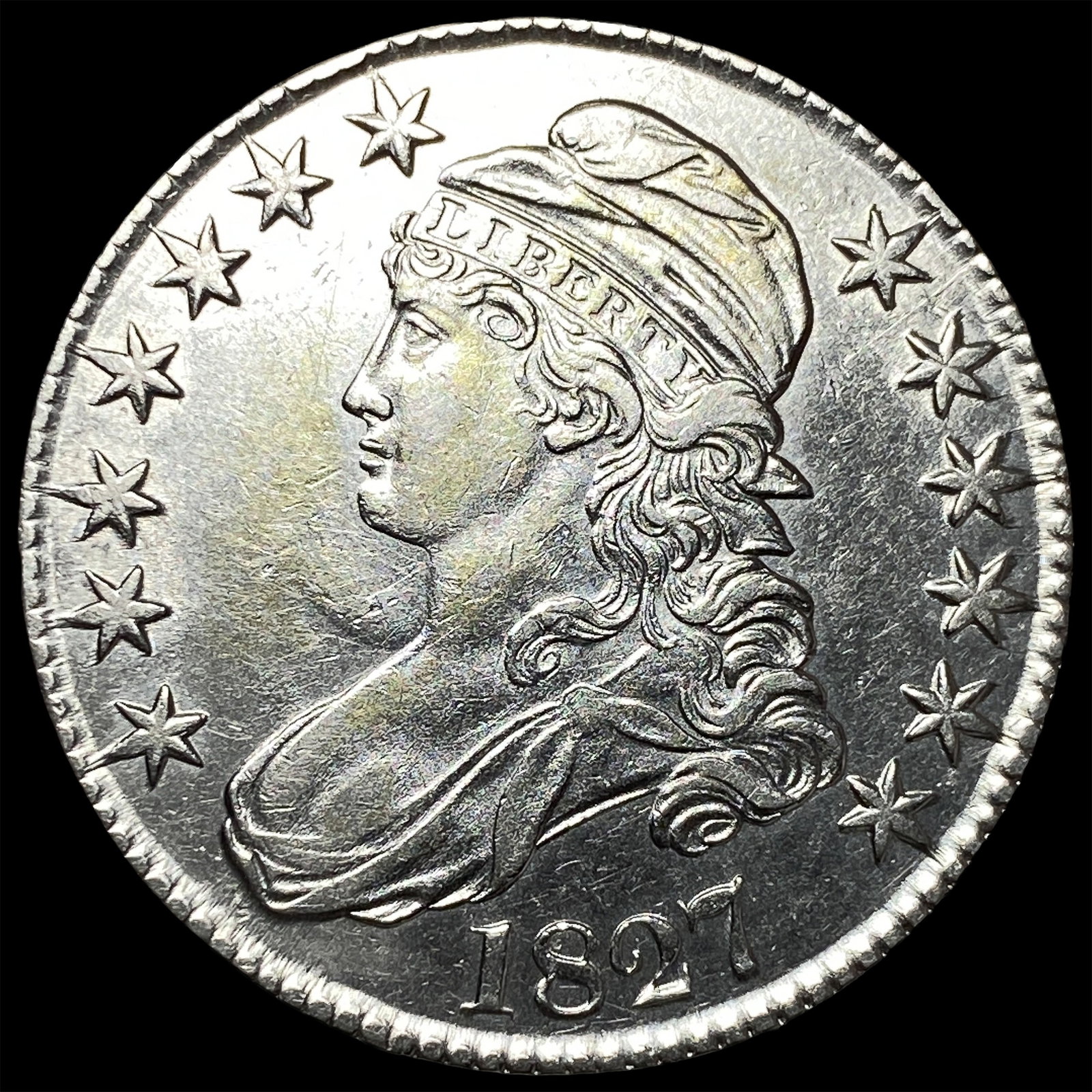 1827 Capped Bust Half Dollar CHOICE AU (1 of 2)