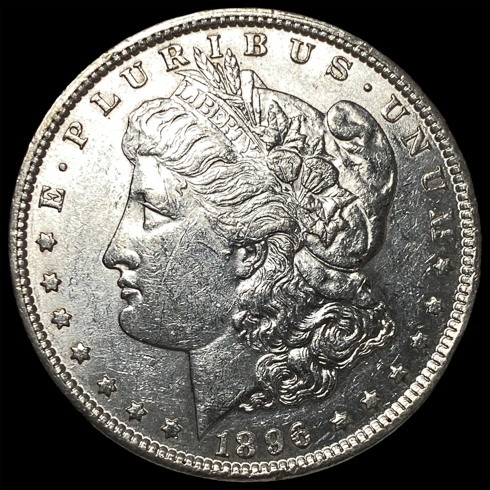 1896-S Silver Morgan Dollar CLOSELY UNCIRCULATED: 1896-S Silver Morgan Dollar CLOSELY UNCIRCULATED