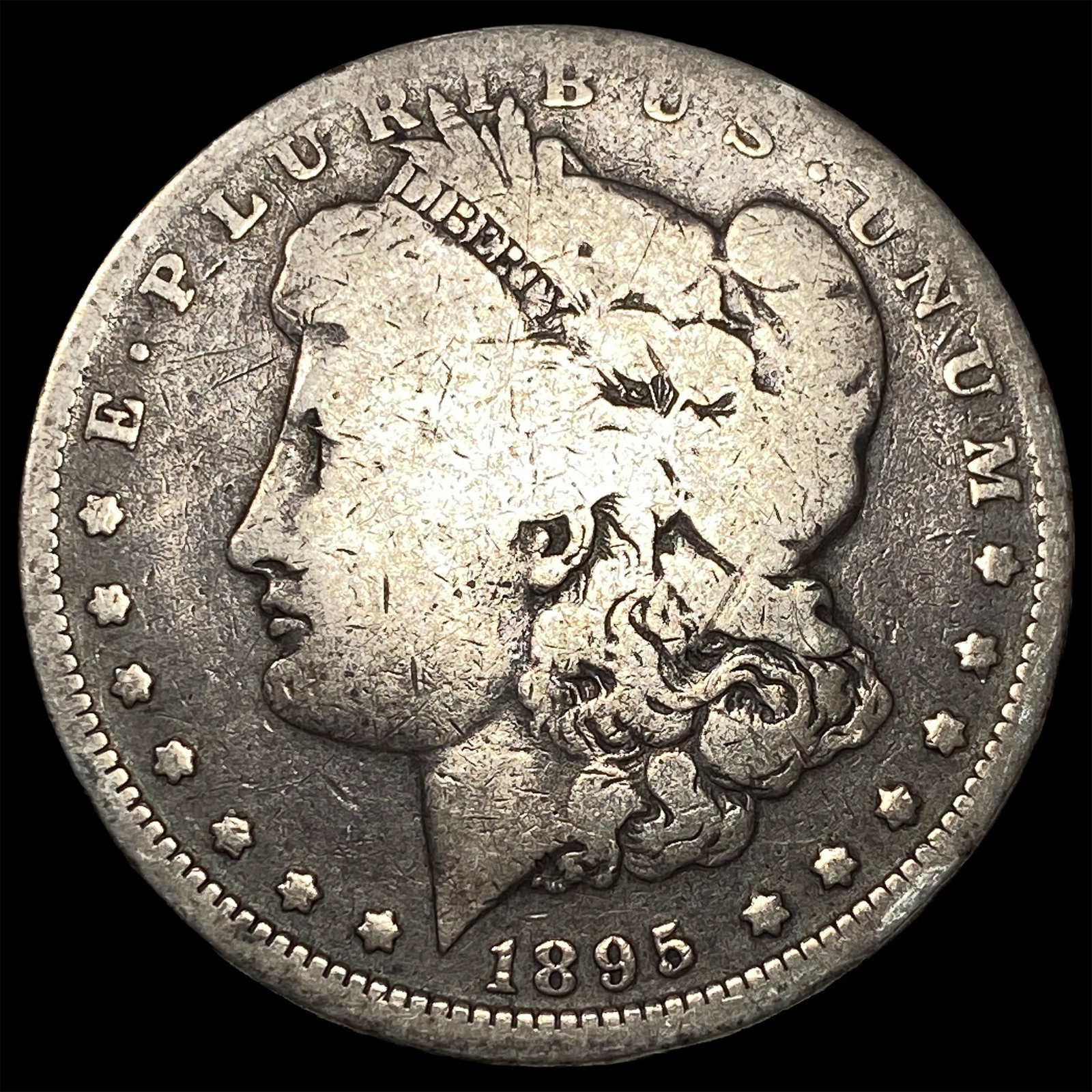 1895-O Silver Morgan Dollar LIGHTLY CIRCULATED: 1895-O Silver Morgan Dollar LIGHTLY CIRCULATED