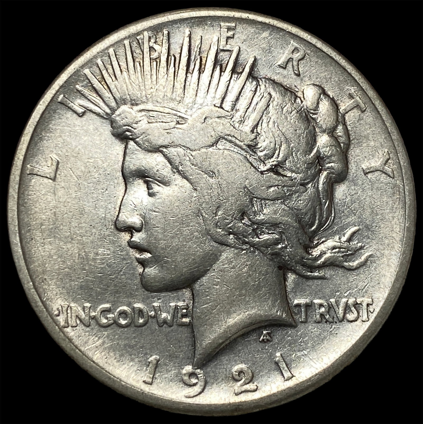 1921 Silver Peace Dollar LIGHTLY CIRCULATED: 1921 Silver Peace Dollar LIGHTLY CIRCULATED