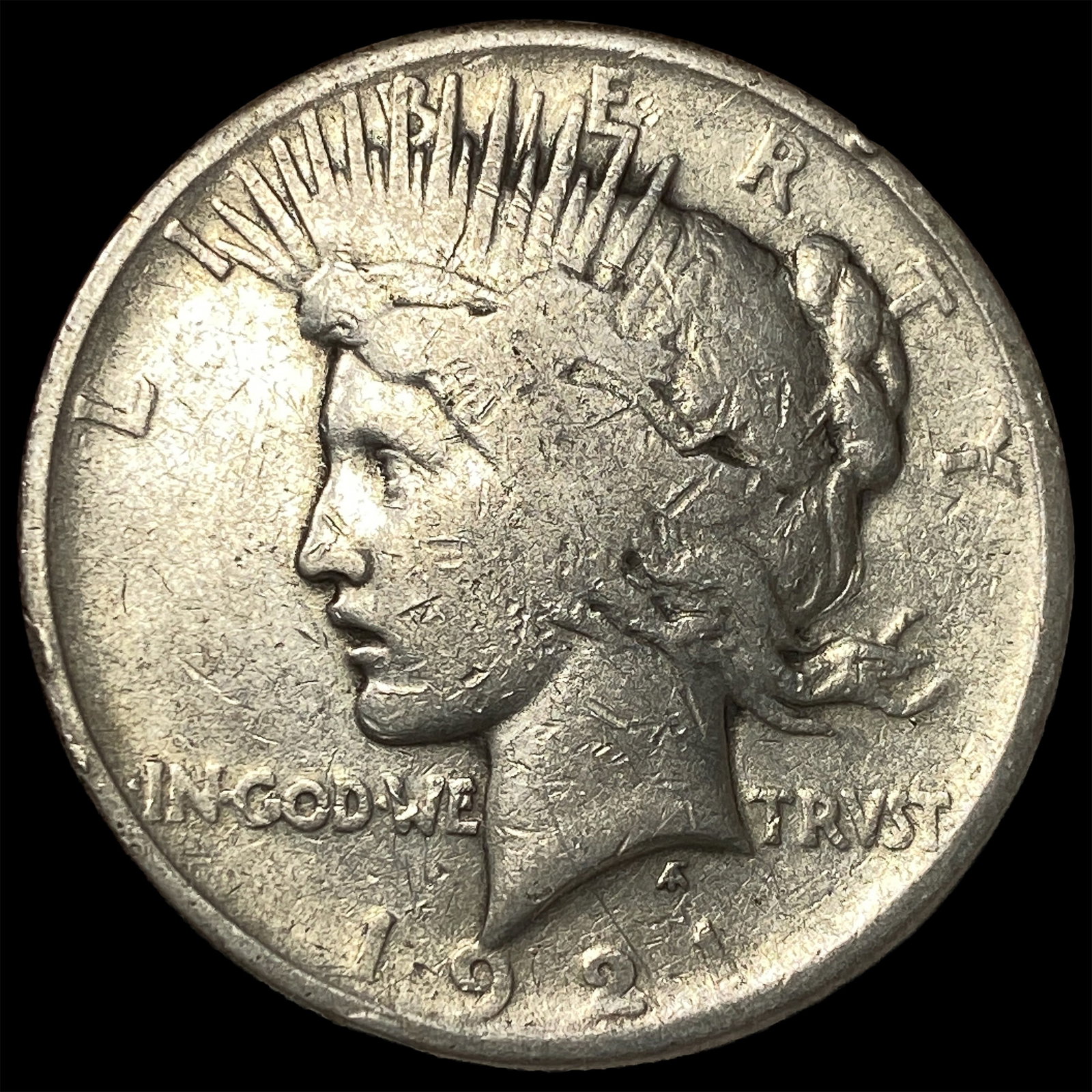 1923 Peace Silver Dollar LIGHTLY CIRCULATED: 1923 Peace Silver Dollar LIGHTLY CIRCULATED