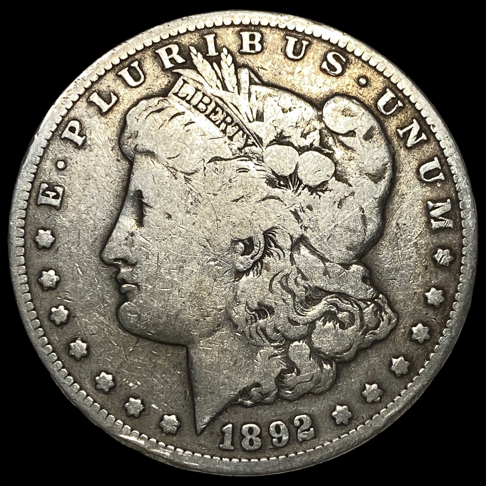 1892 Silver Morgan Dollar NICELY CIRCULATED: 1892 Silver Morgan Dollar NICELY CIRCULATED