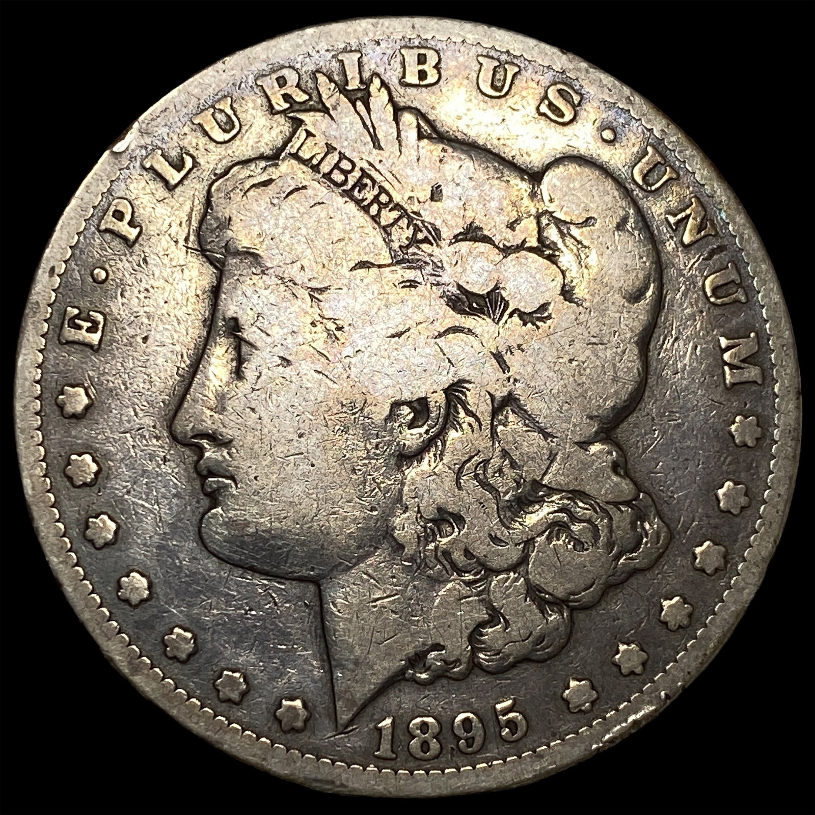 1895-S Silver Morgan Dollar LIGHTLY CIRCULATED: 1895-S Silver Morgan Dollar LIGHTLY CIRCULATED