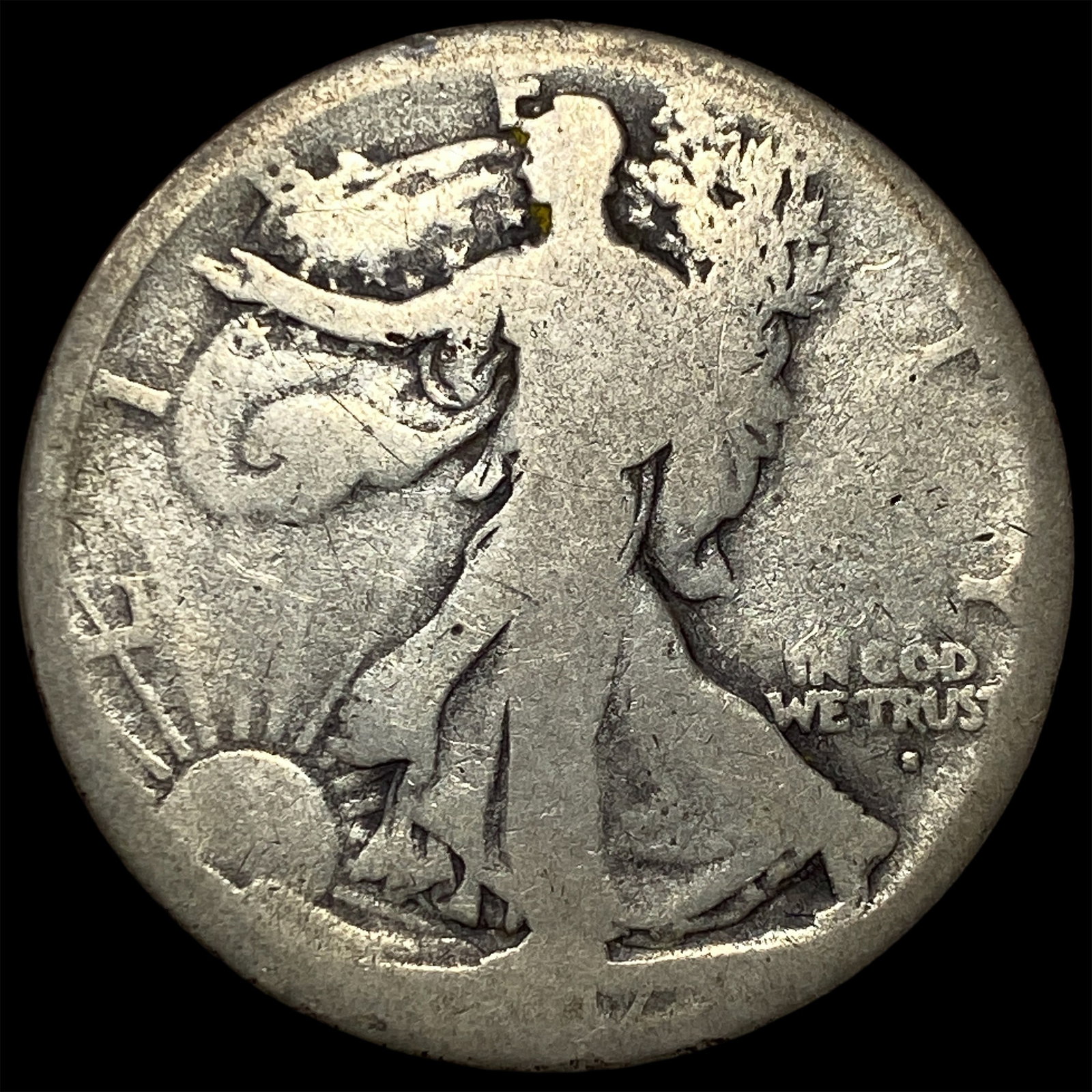 Walking Liberty Half Dollar 1917. NICELY CIRCULATED: Walking Liberty Half Dollar 1917. NICELY CIRCULATED