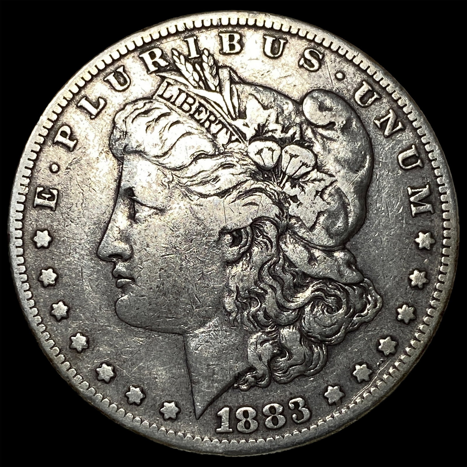 1883-S Silver Morgan Dollar LIGHTLY CIRCULATED: 1883-S Silver Morgan Dollar LIGHTLY CIRCULATED