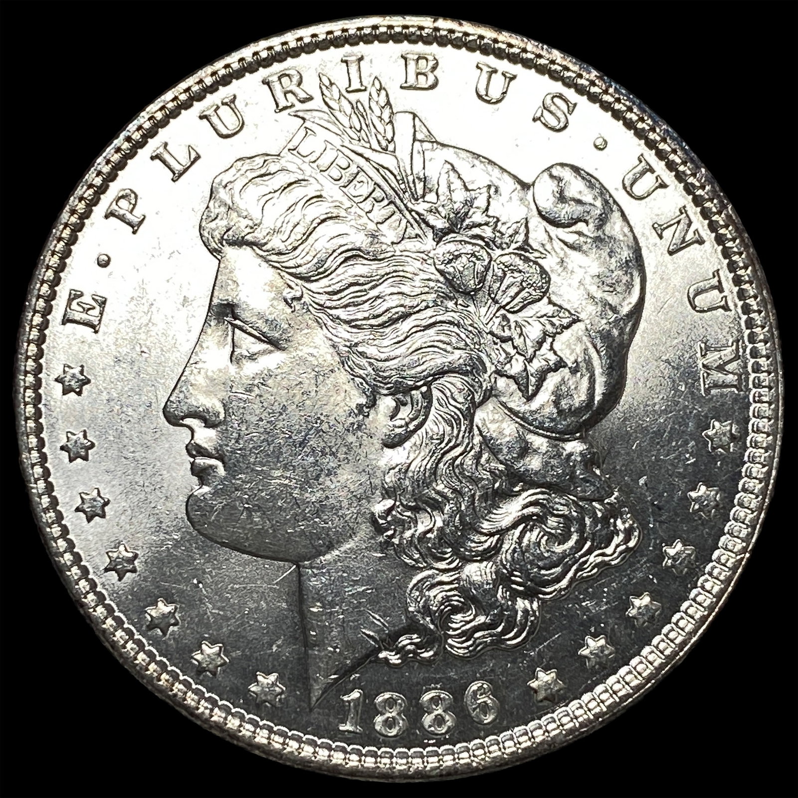 1886 Silver Morgan Dollar UNCIRCULATED: 1886 Silver Morgan Dollar UNCIRCULATED