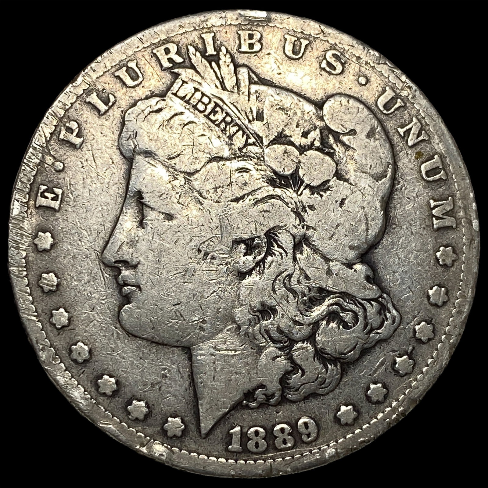 1889-CC Silver Morgan Dollar LIGHTLY CIRCULATED (1 of 2)