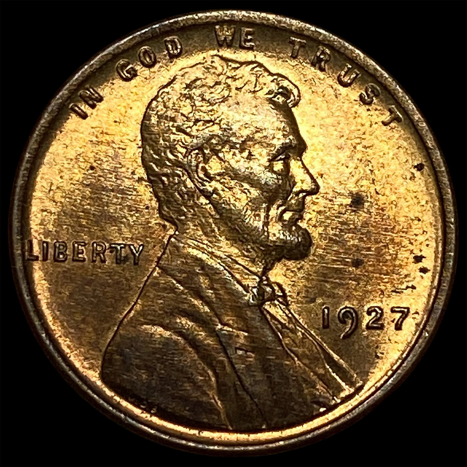 1927 Lincoln Wheat Cent GEM BU: 1927 Lincoln Wheat Cent GEM BU