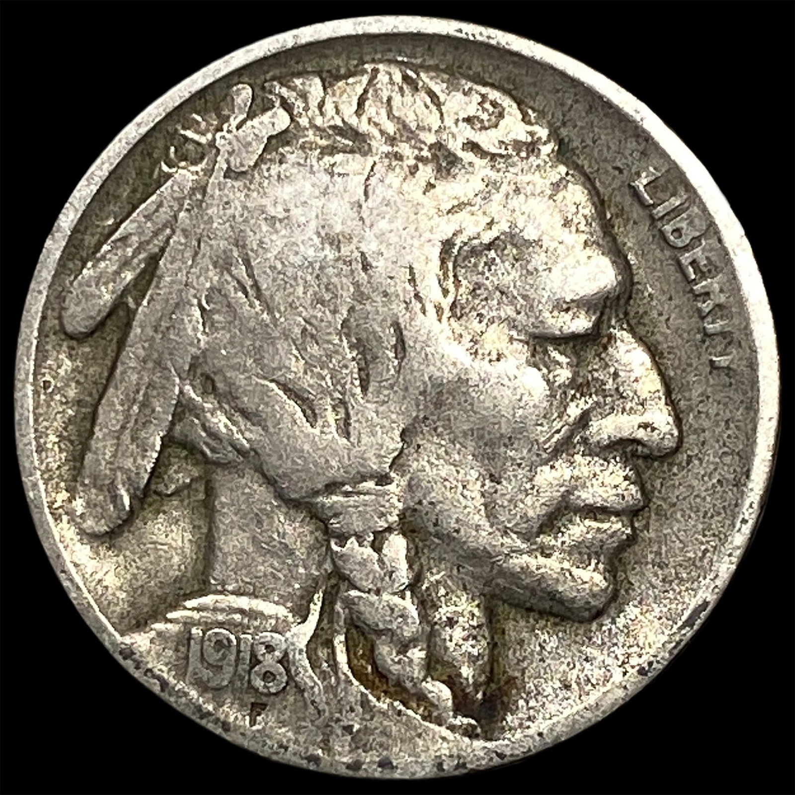 1918-D Buffalo Nickel LIGHTLY CIRCULATED (1 of 2)
