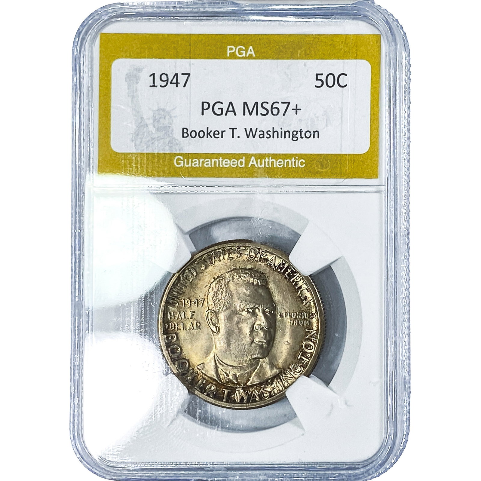 1947 Booker T Half Dollar PGA MS67+ (1 of 2)