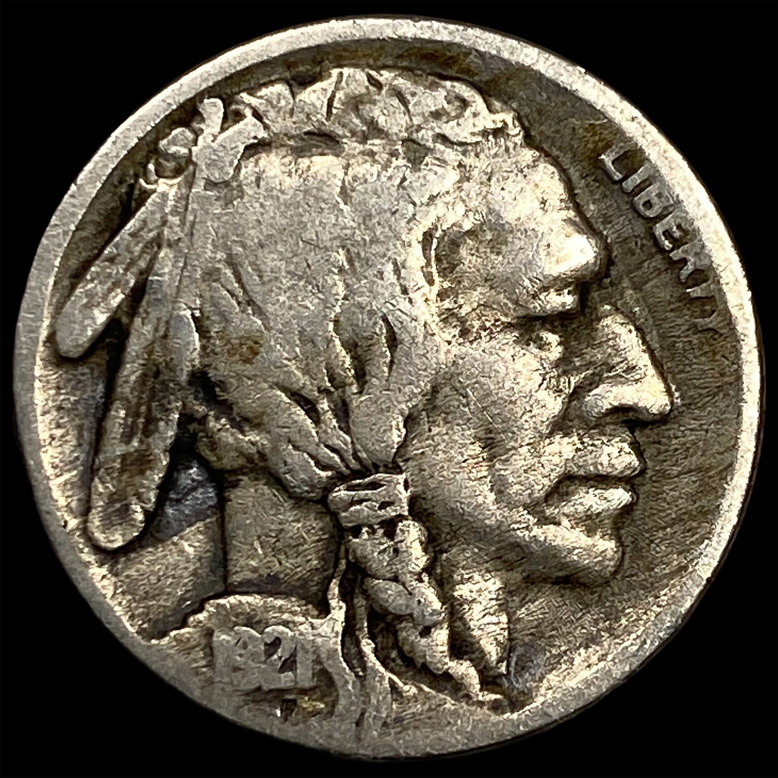 1921-S Buffalo Nickel LIGHTLY CIRCULATED: 1921-S Buffalo Nickel LIGHTLY CIRCULATED