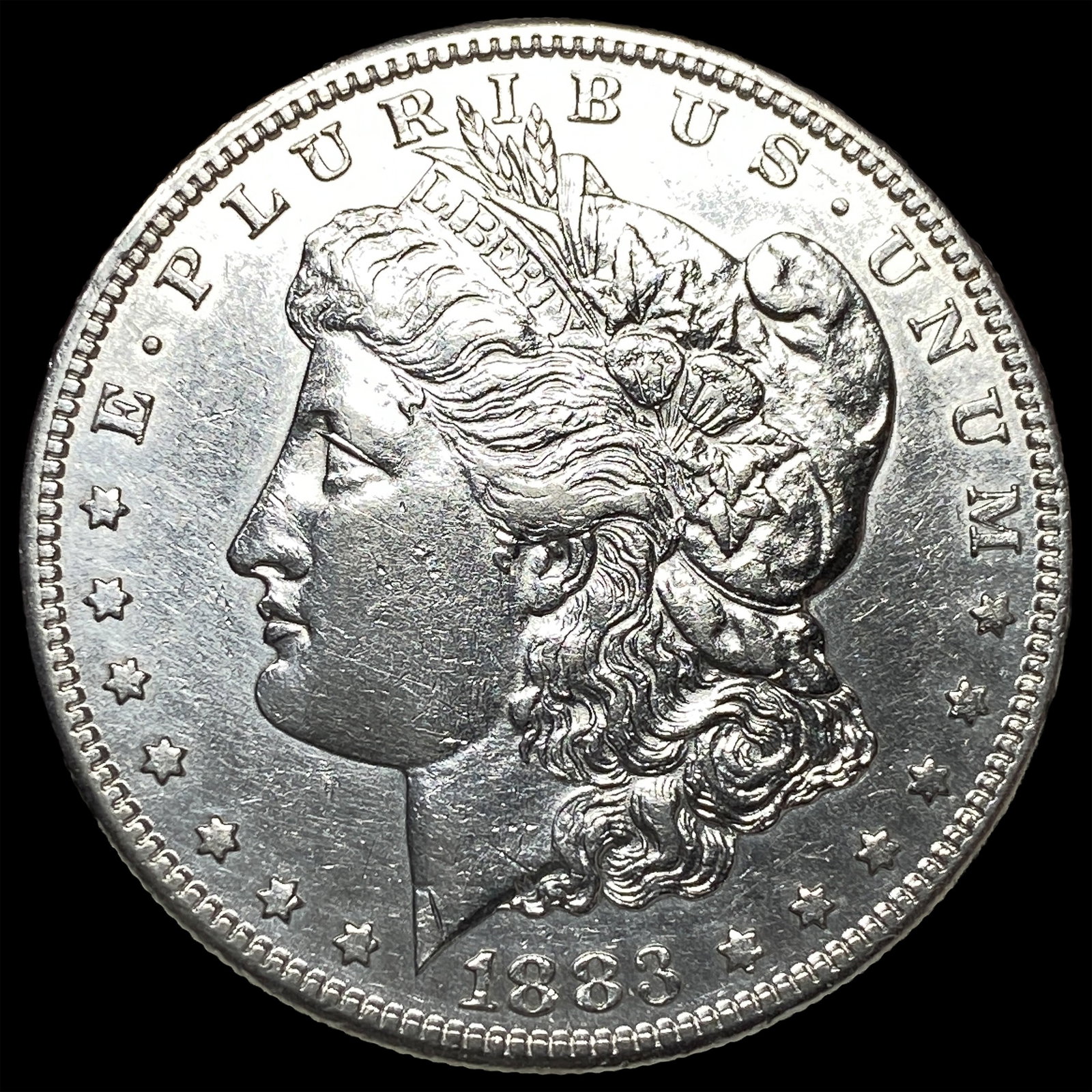1883-S Silver Morgan Dollar CHOICE BU (1 of 2)