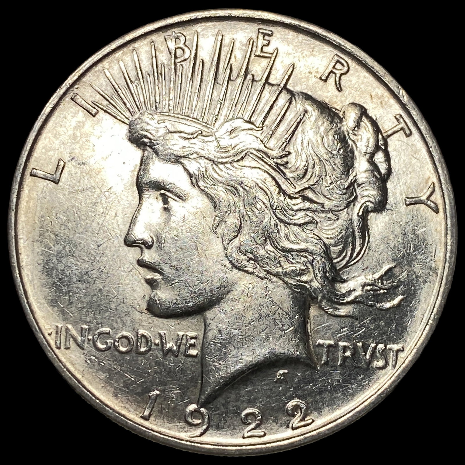 1922 Silver Peace Dollar SUPERB GEM BU: 1922 Silver Peace Dollar SUPERB GEM BU