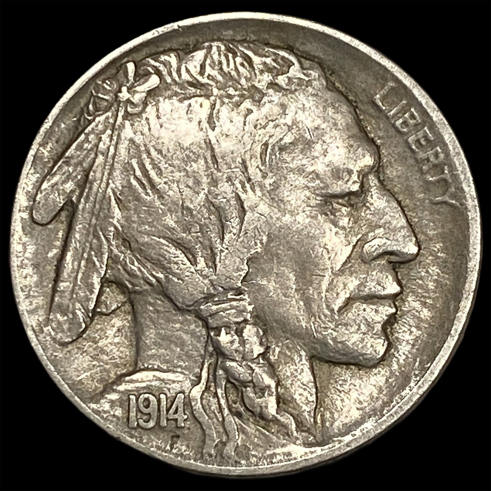 1914-D Buffalo Nickel CLOSELY UNCIRCULATED (1 of 2)