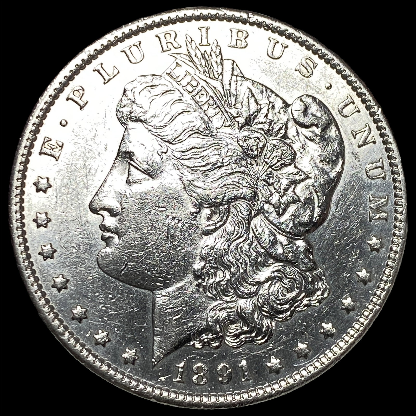 1891-S Silver Morgan Dollar UNCIRCULATED: 1891-S Silver Morgan Dollar UNCIRCULATED