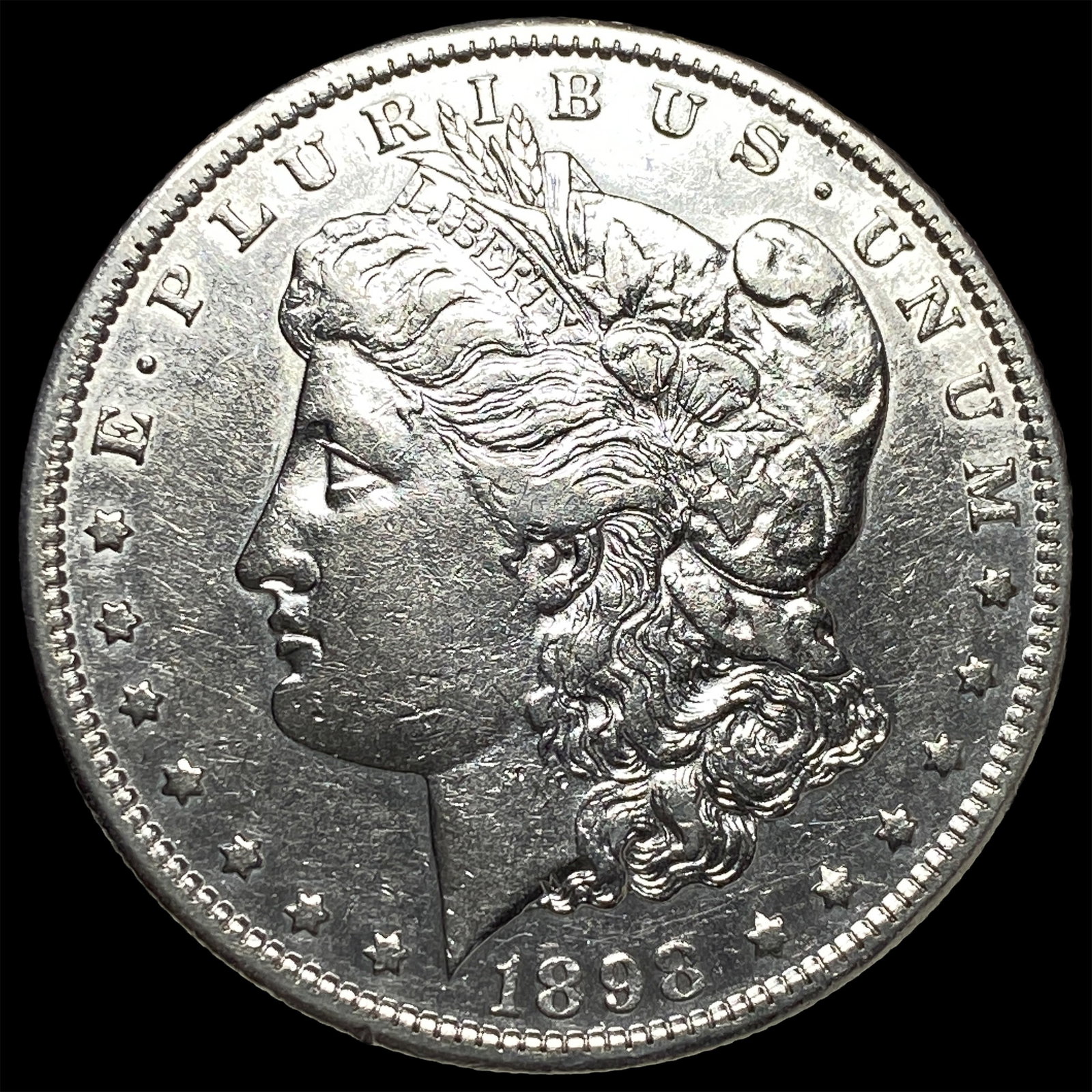 1898-S Silver Morgan Dollar CLOSELY UNCIRCULATED (1 of 2)