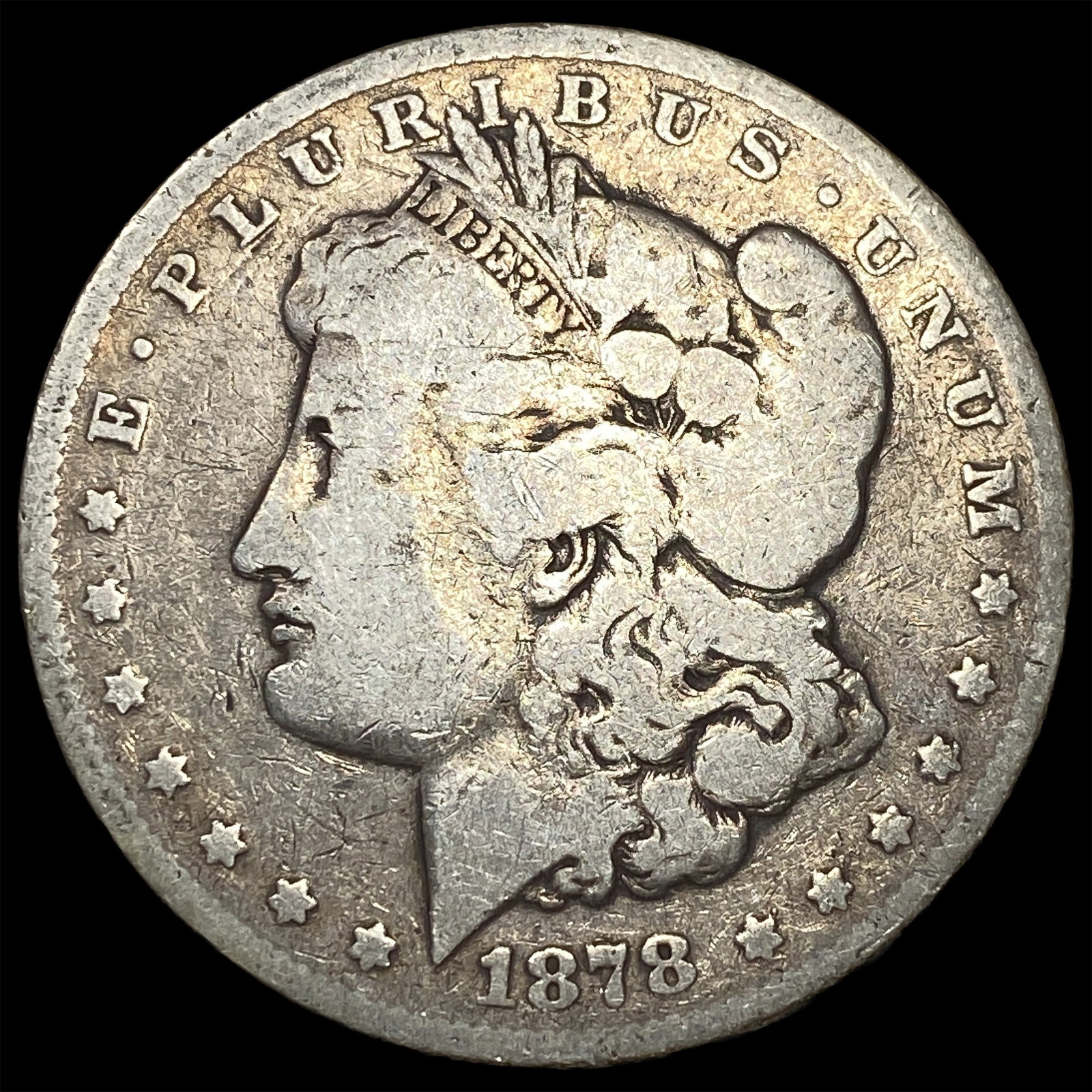 1878 Silver Morgan Dollar LIGHTLY CIRCULATED: 1878 Silver Morgan Dollar LIGHTLY CIRCULATED