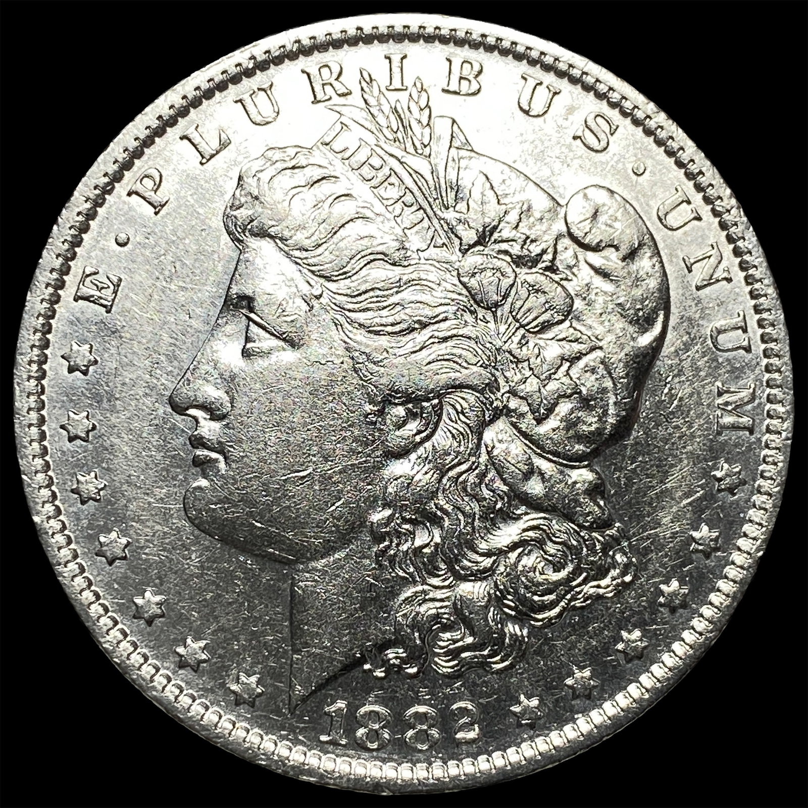 1882-S Silver Morgan Dollar CLOSELY UNCIRCULATED: 1882-S Silver Morgan Dollar CLOSELY UNCIRCULATED