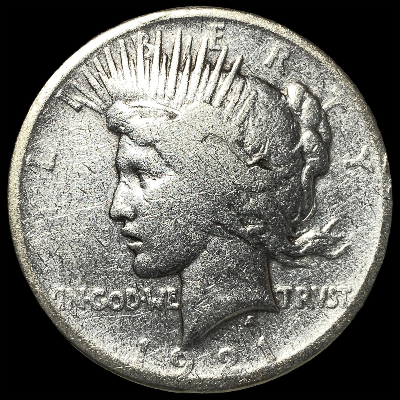 1921 Peace Silver Dollar LIGHTLY CIRCULATED: 1921 Peace Silver Dollar LIGHTLY CIRCULATED