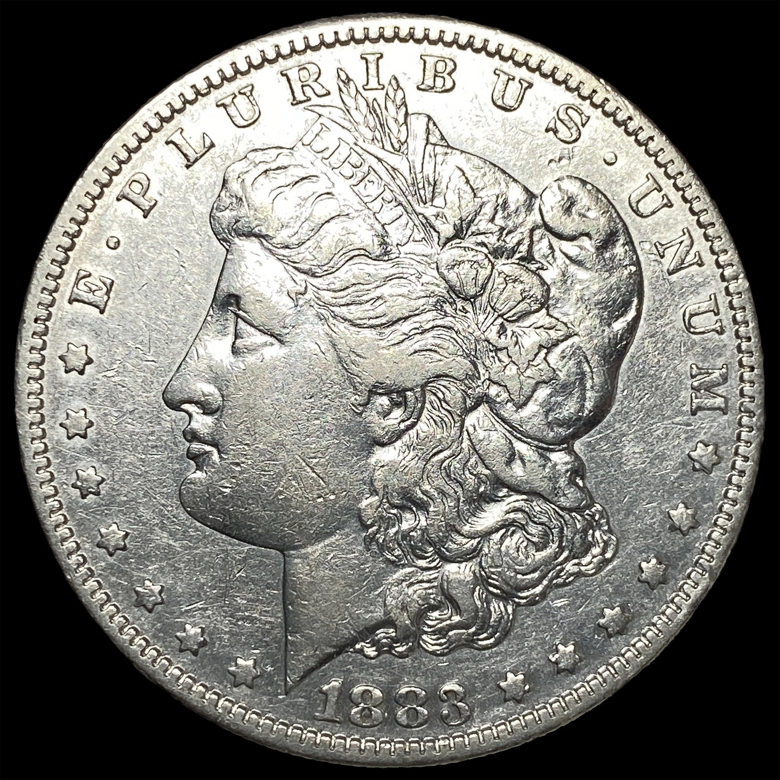 1883-CC Silver Morgan Dollar CLOSELY UNCIRCULATED: 1883-CC Silver Morgan Dollar CLOSELY UNCIRCULATED