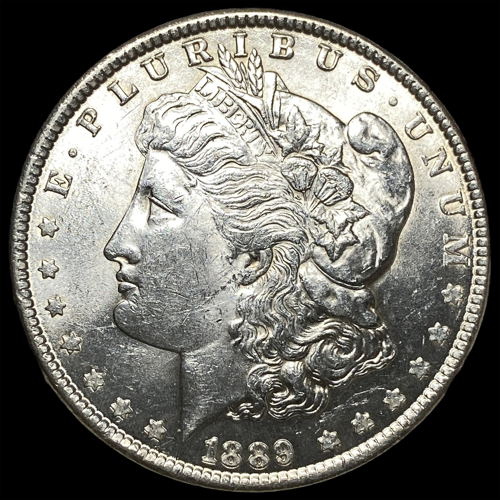 1889 Morgan Silver Dollar SUPERB GEM BU: 1889 Morgan Silver Dollar SUPERB GEM BU
