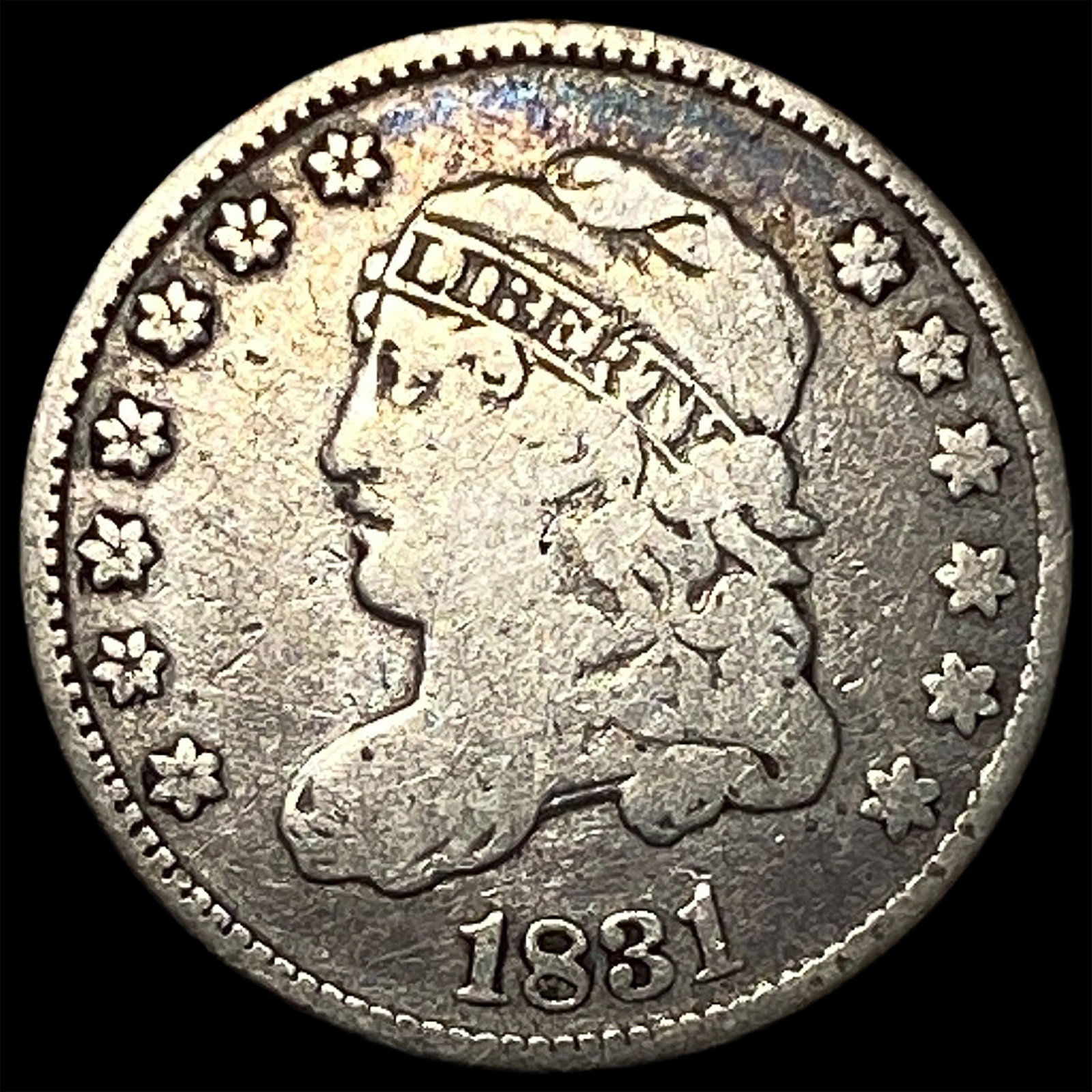 1831 Capped Bust Half Dime LIGHTLY CIRCULATED (1 of 2)