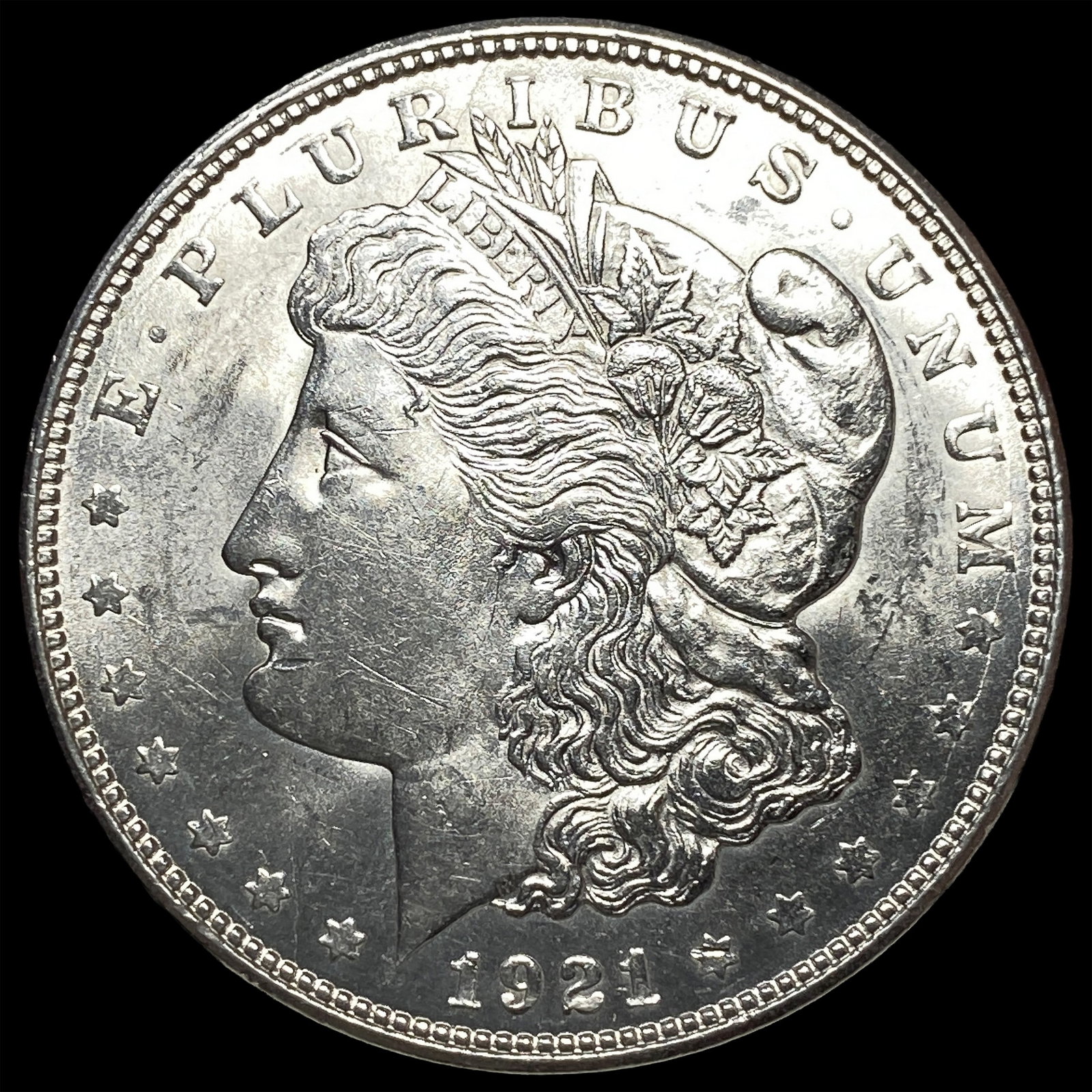 1921-D Silver Morgan Dollar CHOICE AU (1 of 2)