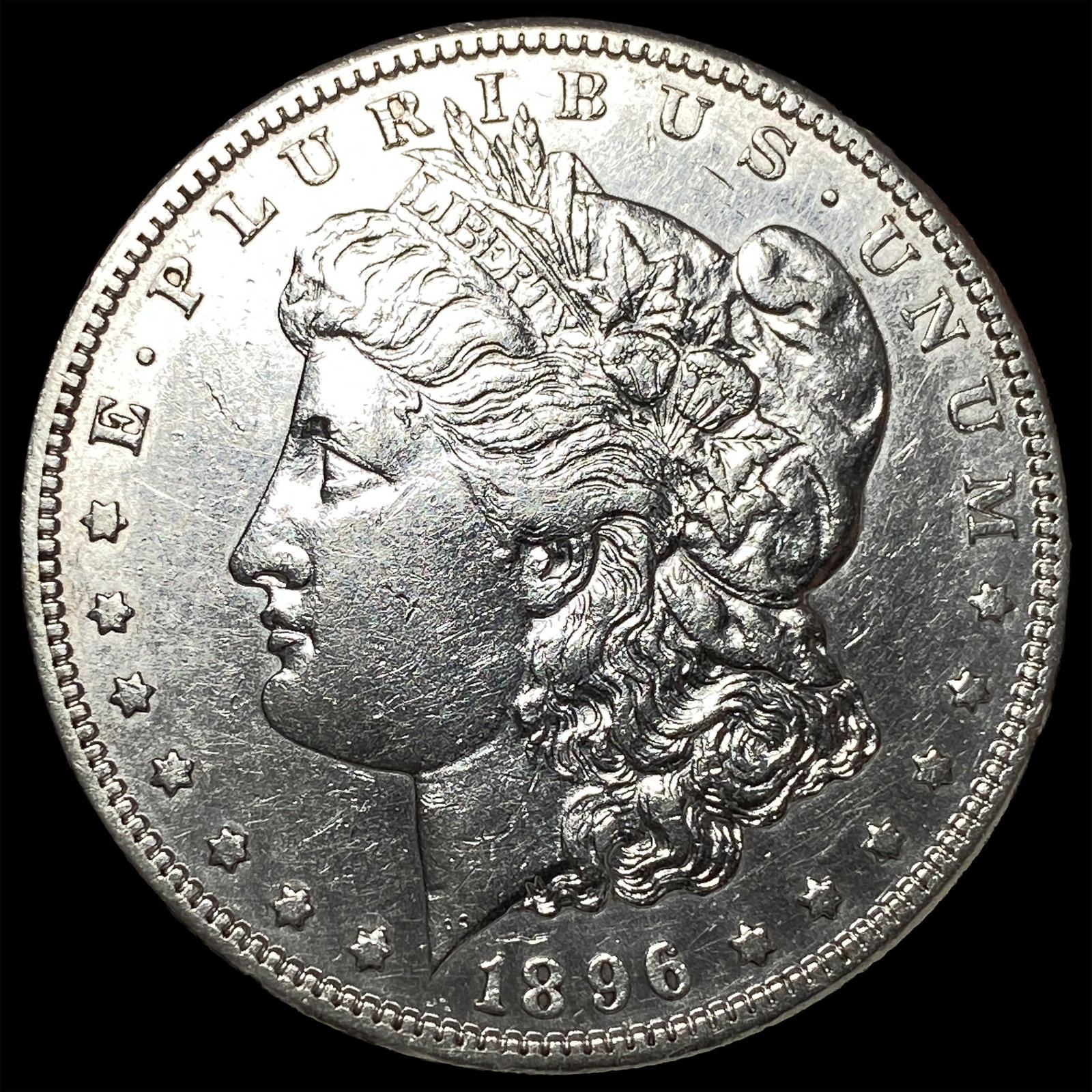1896-S Silver Morgan Dollar CLOSELY UNCIRCULATED: 1896-S Silver Morgan Dollar CLOSELY UNCIRCULATED