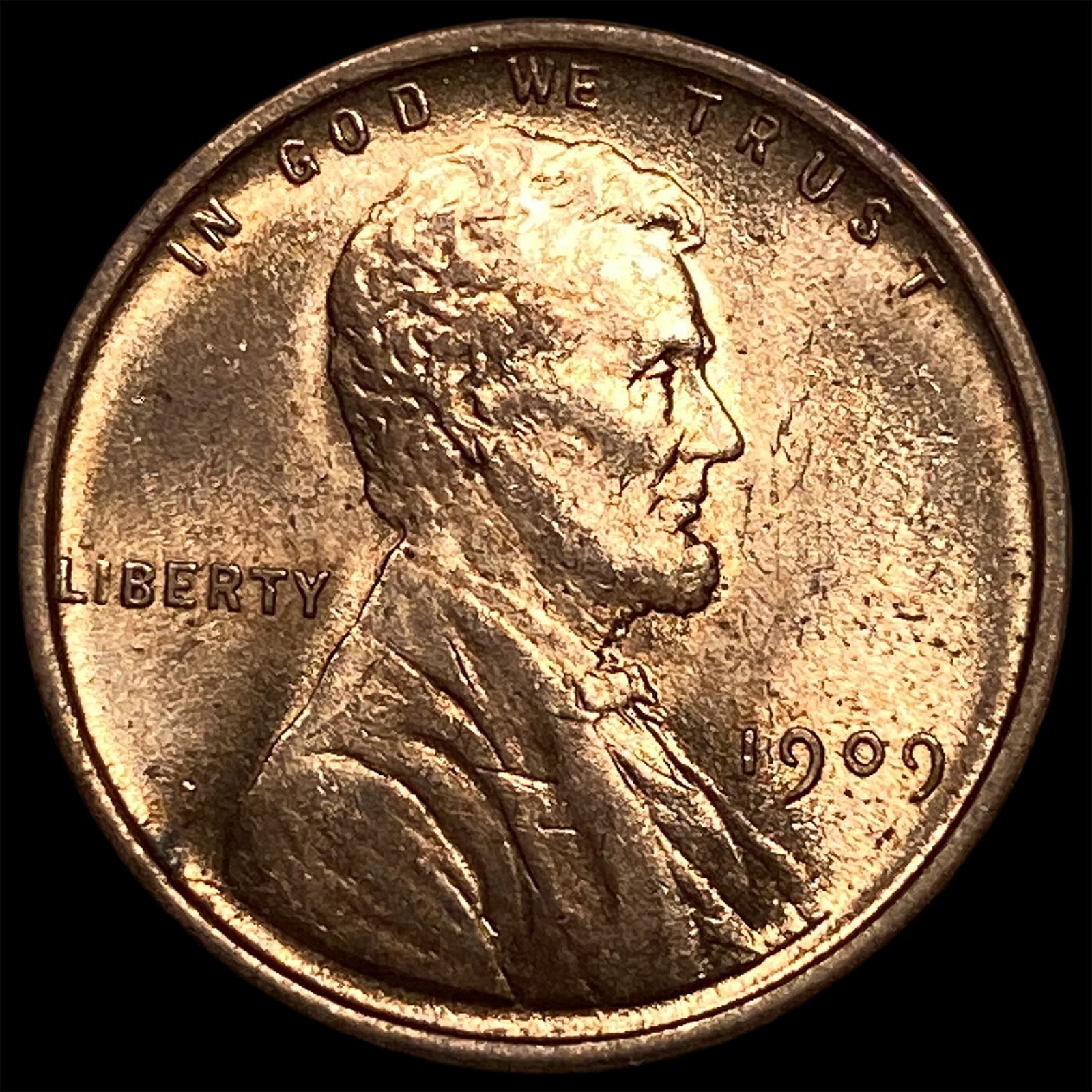 1909 Lincoln Wheat Cent SUPERB GEM BU: 1909 Lincoln Wheat Cent SUPERB GEM BU