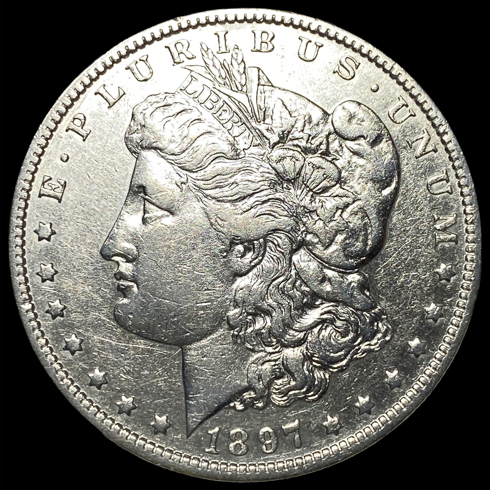 1897-O Silver Morgan Dollar CLOSELY UNCIRCULATED: 1897-O Silver Morgan Dollar CLOSELY UNCIRCULATED