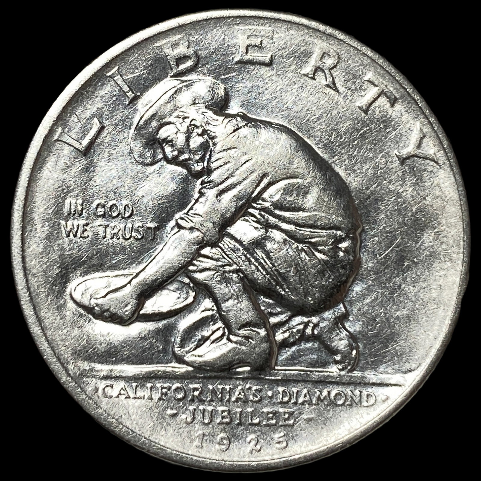 1925 Silver California Diamond Jubilee Half Dollar HIGH GRADE (1 of 2)