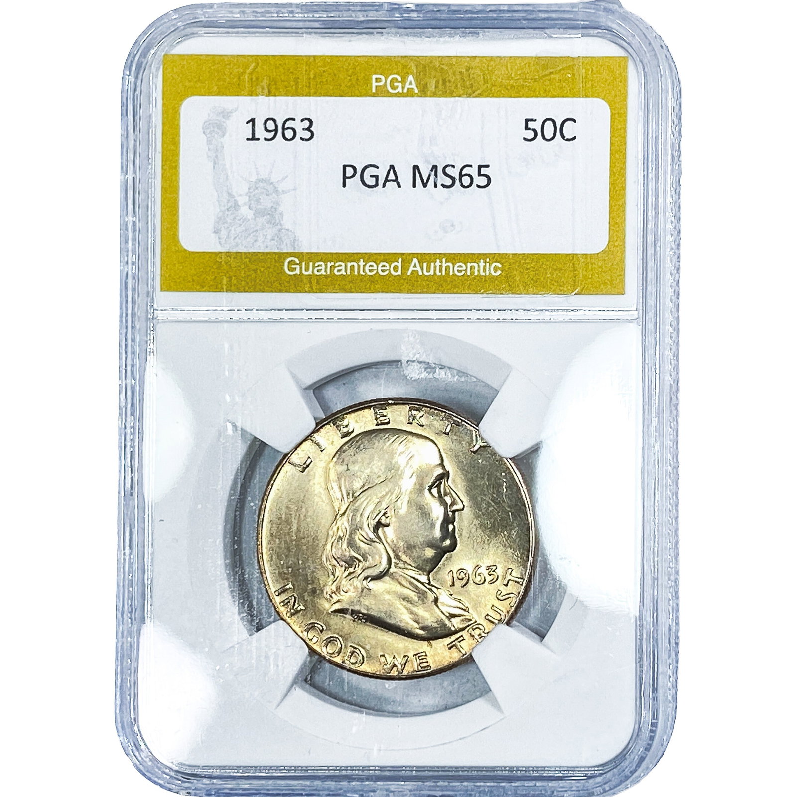 1963 Franklin Half Dollar PGA MS65 (1 of 2)