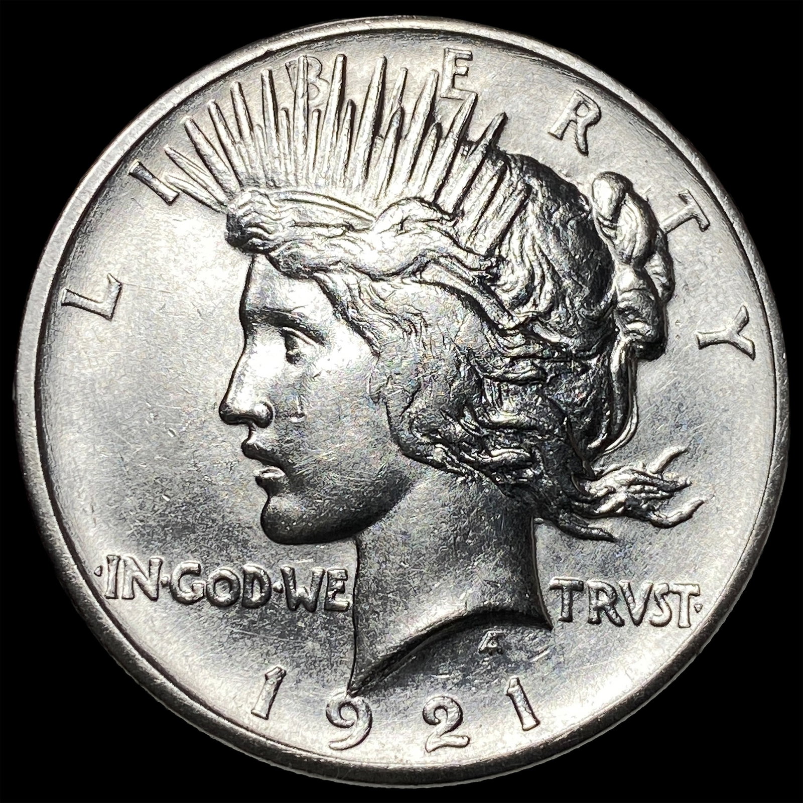 1921 Silver Peace Dollar CLOSELY UNCIRCULATED: 1921 Silver Peace Dollar CLOSELY UNCIRCULATED