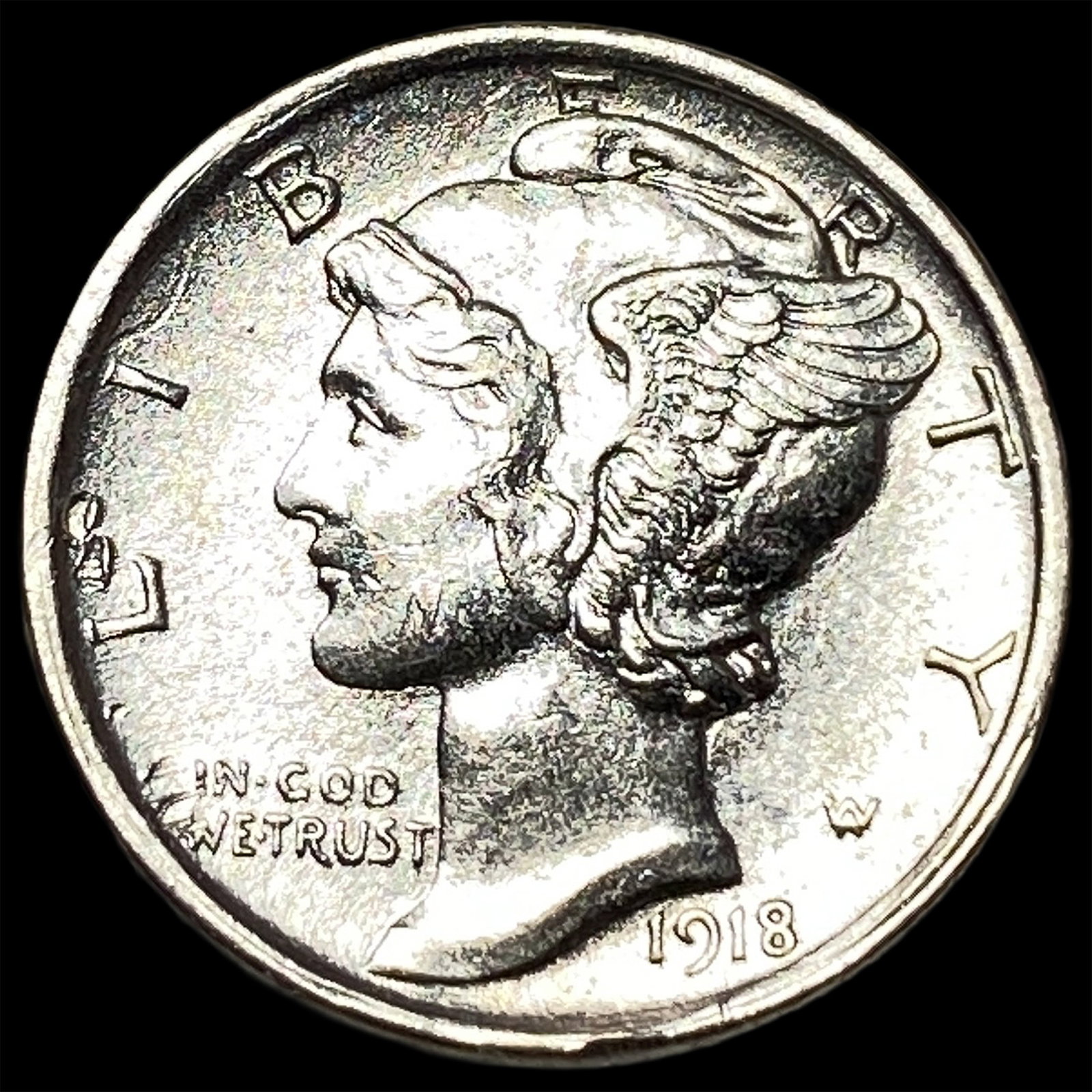 1918 Mercury Dime UNCIRCULATED (1 of 2)