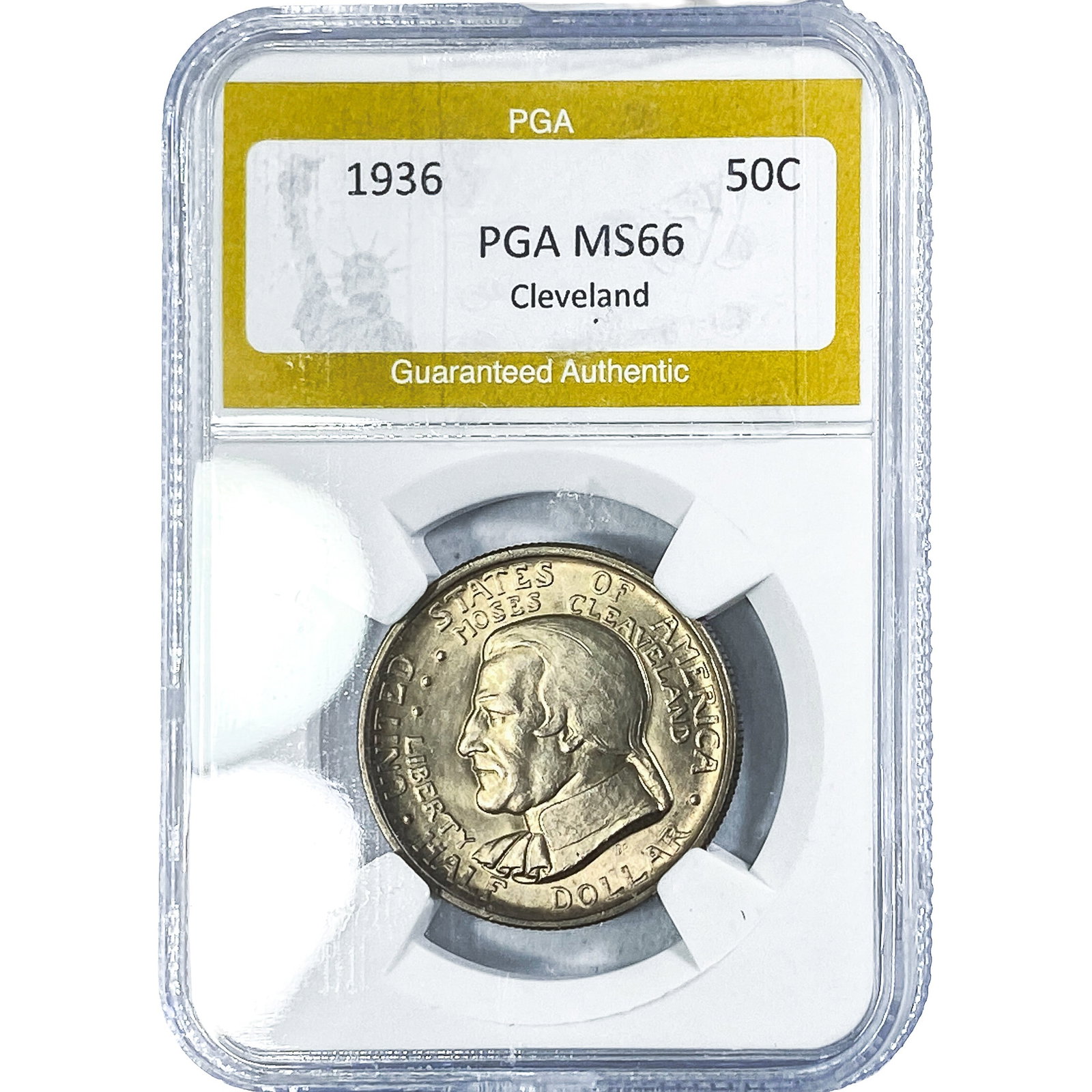 1936 Cleveland Half Dollar PGA MS66 (1 of 2)