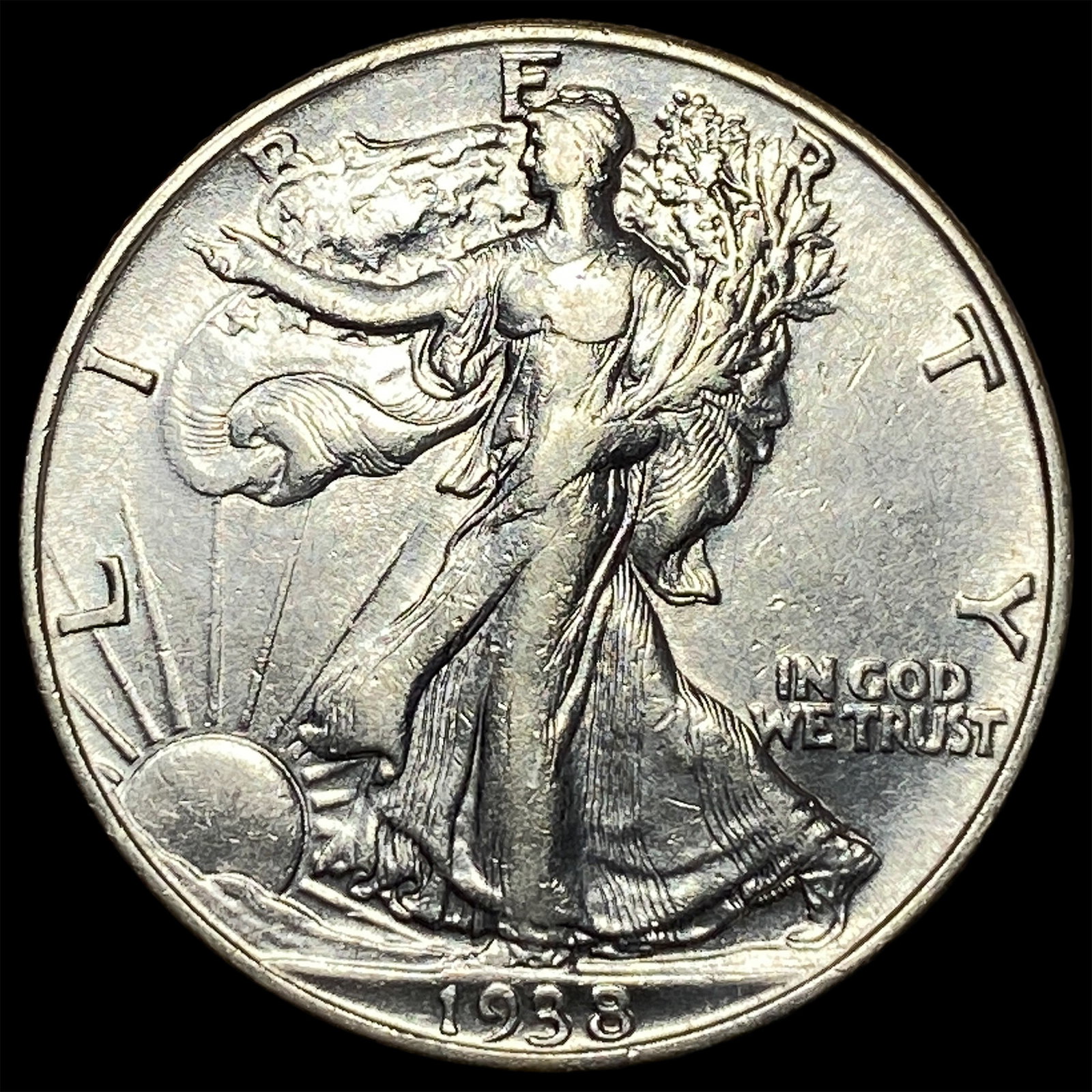 1938 Walking Liberty Half Dollar CLOSELY UNCIRCULATED (1 of 2)
